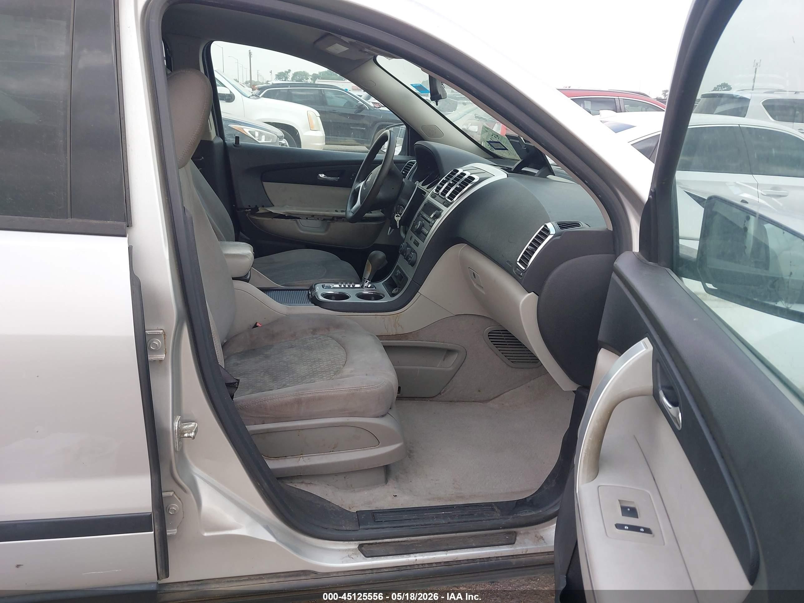 2011 Gmc Acadia Sl Silver vin: 1GKKRNED1BJ380975