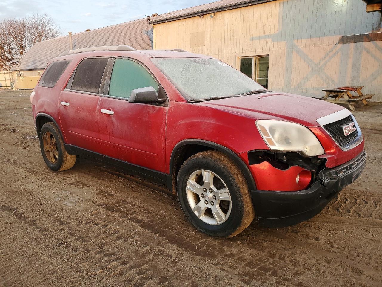 2012 Gmc Acadia Sle Red vin: 1GKKRNED1CJ372957