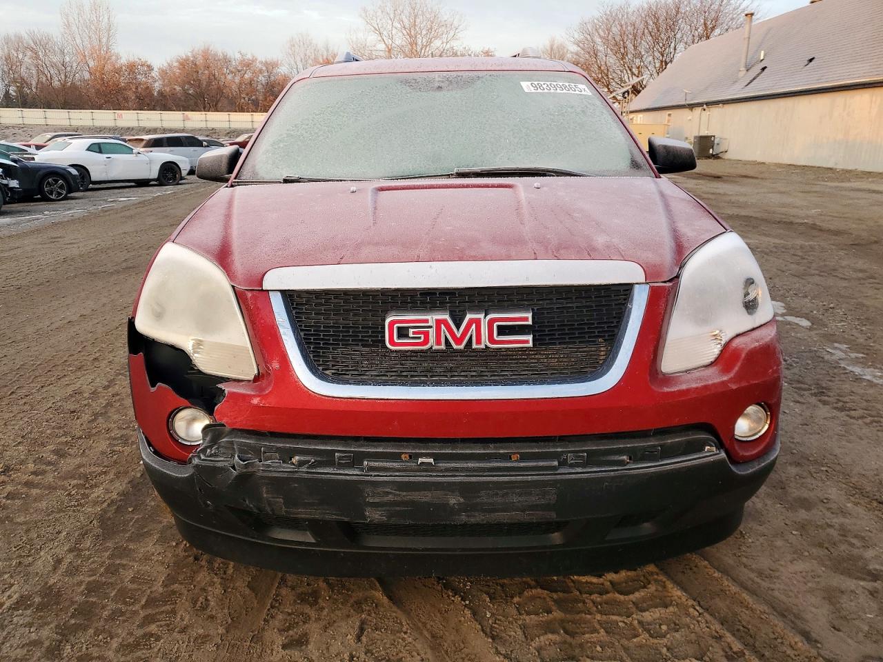 2012 Gmc Acadia Sle Red vin: 1GKKRNED1CJ372957