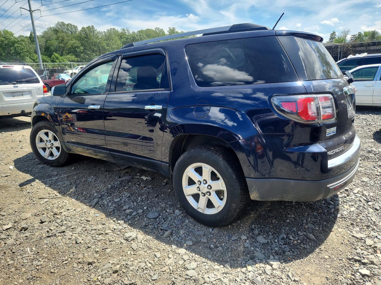 2015 Gmc Acadia Sle Blue vin: 1GKKRNED1FJ298217
