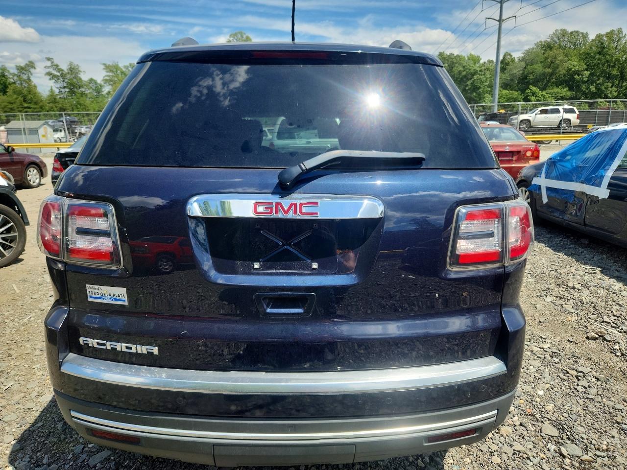 2015 Gmc Acadia Sle Blue vin: 1GKKRNED1FJ298217