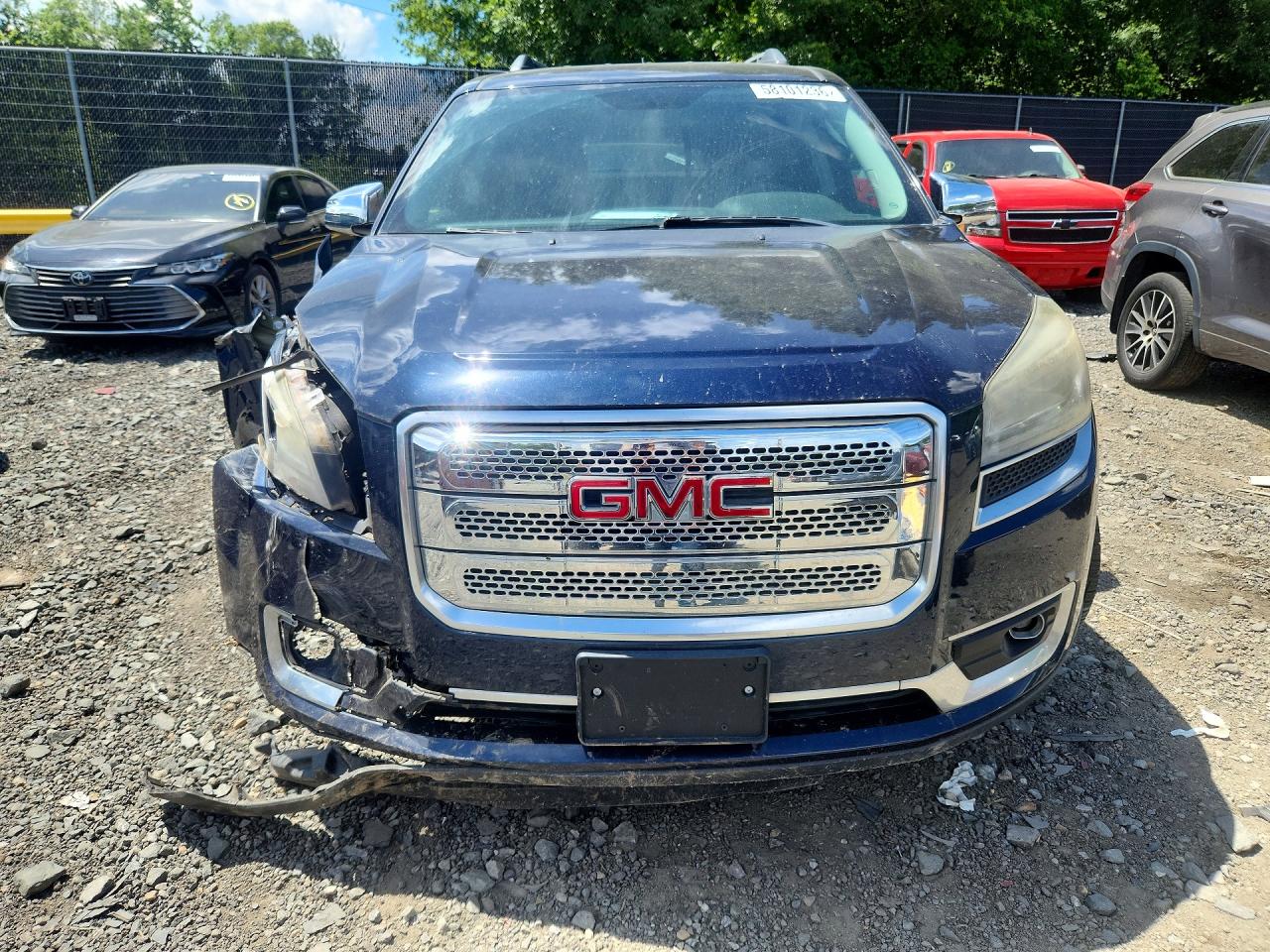 2015 Gmc Acadia Sle Blue vin: 1GKKRNED1FJ298217