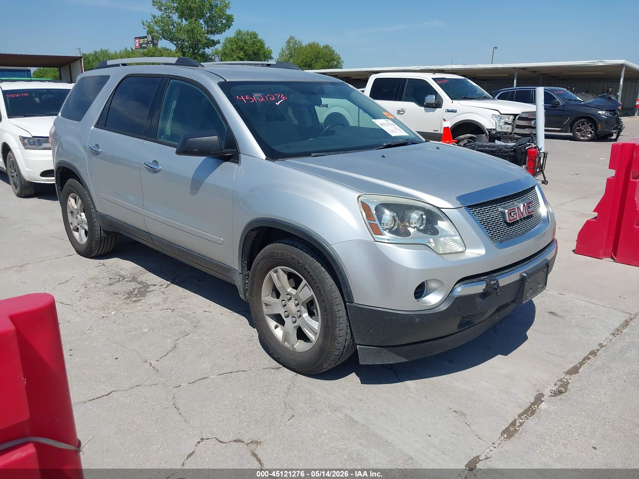 2011 Gmc Acadia Sl Silver vin: 1GKKRNED2BJ279184