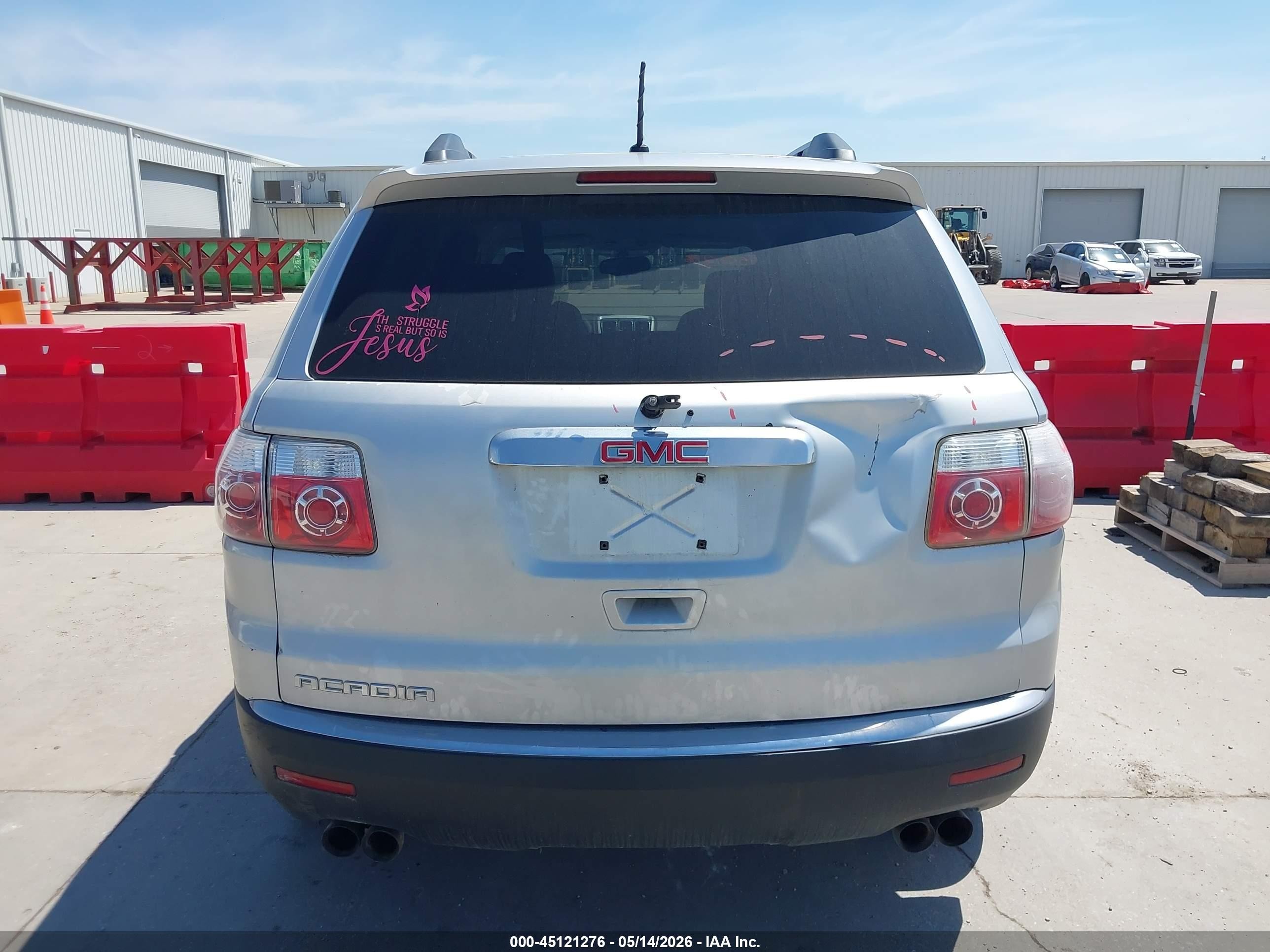 2011 Gmc Acadia Sl Silver vin: 1GKKRNED2BJ279184