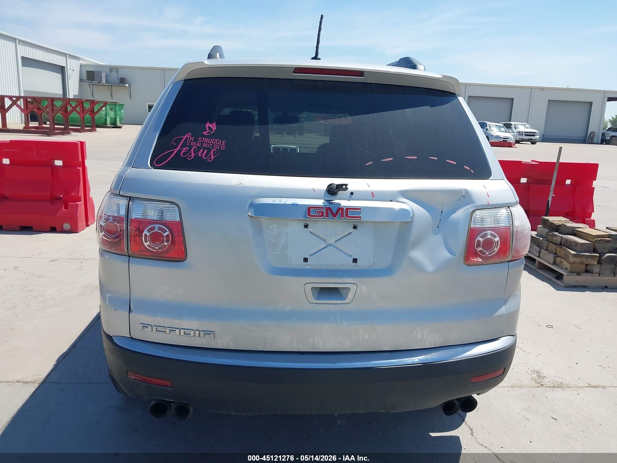 2011 Gmc Acadia Sl Silver vin: 1GKKRNED2BJ279184