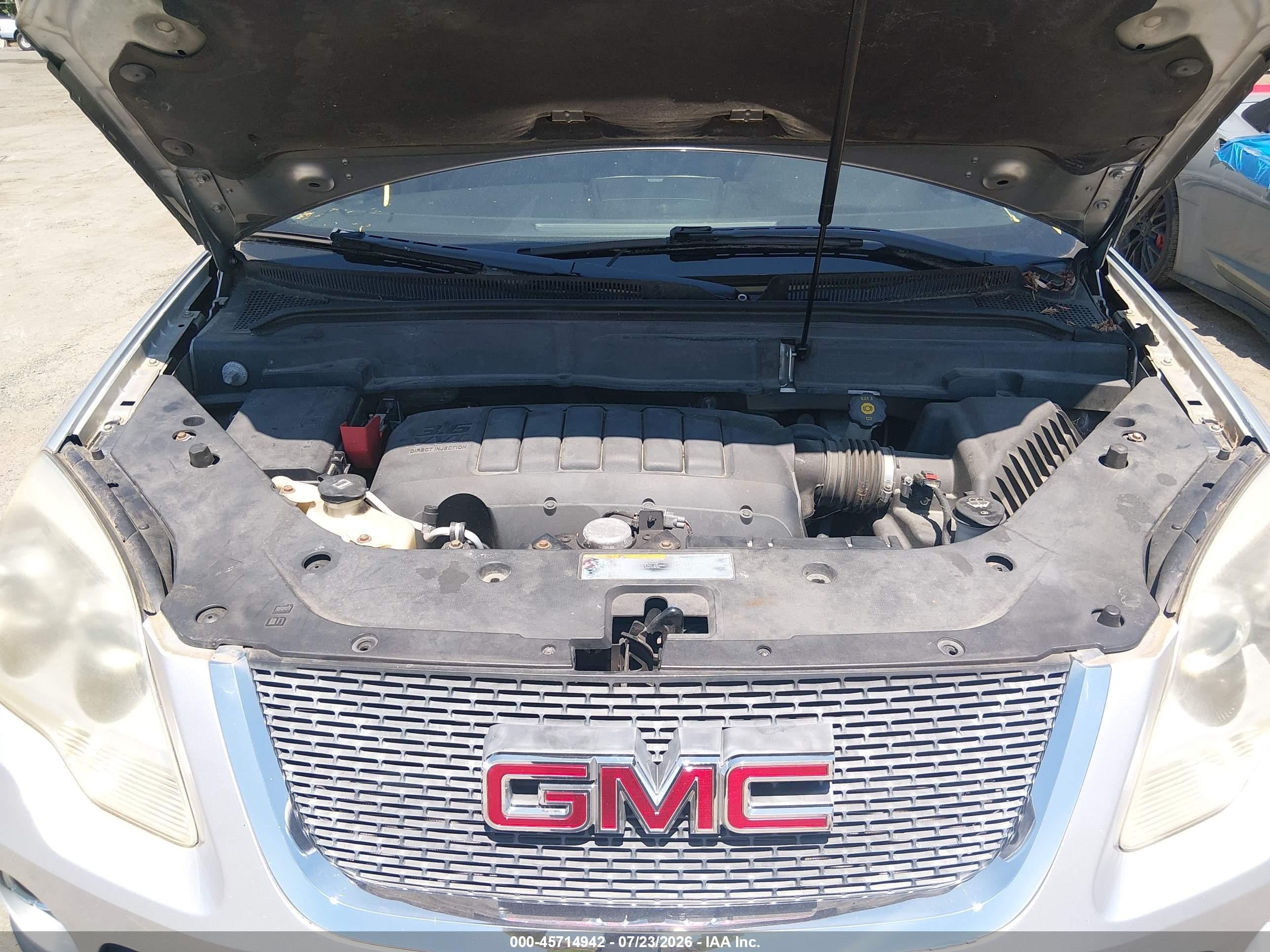2012 Gmc Acadia Sl Silver vin: 1GKKRNED2CJ286315
