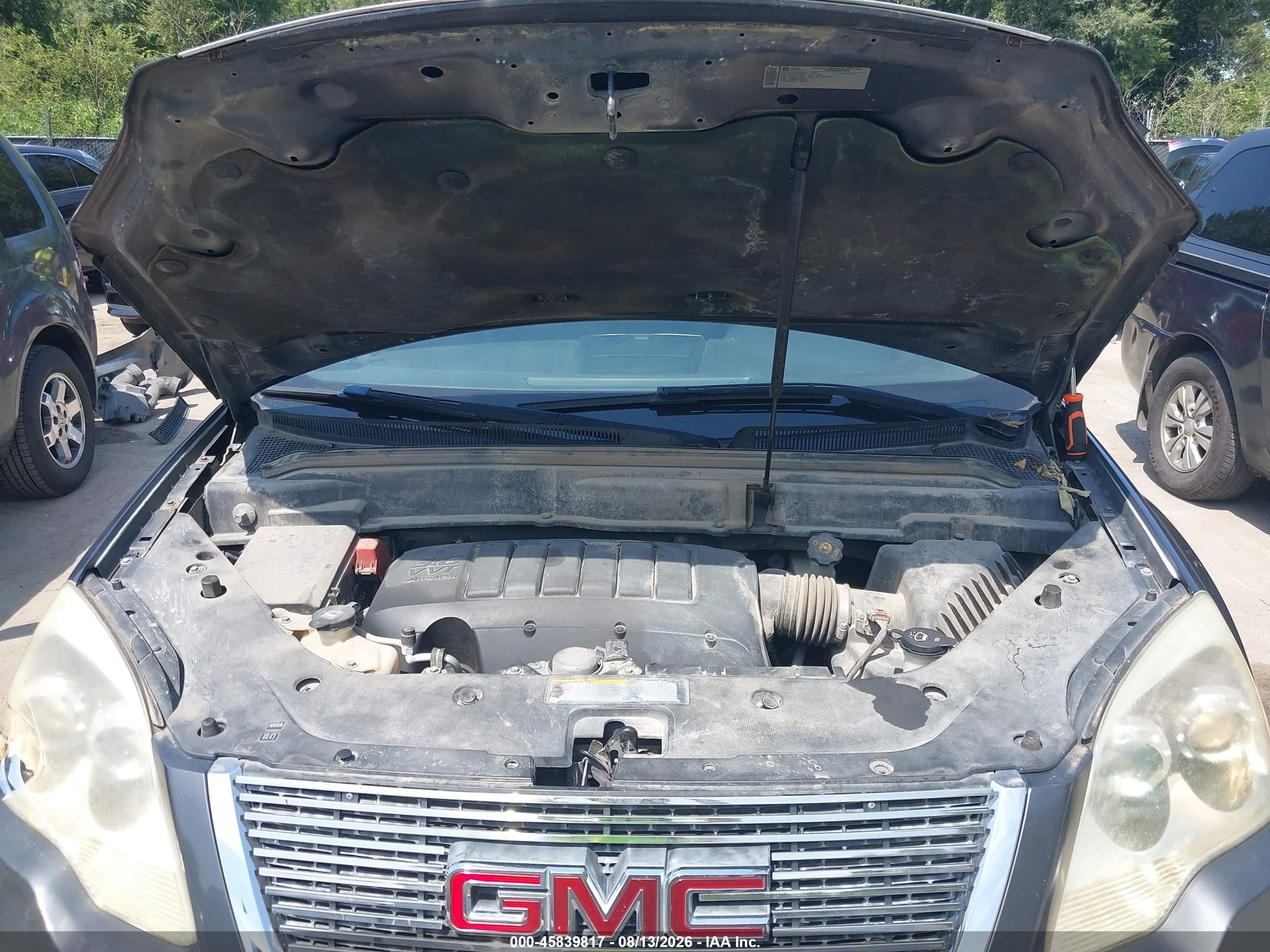 2012 Gmc Acadia Sl Gray vin: 1GKKRNED2CJ352121