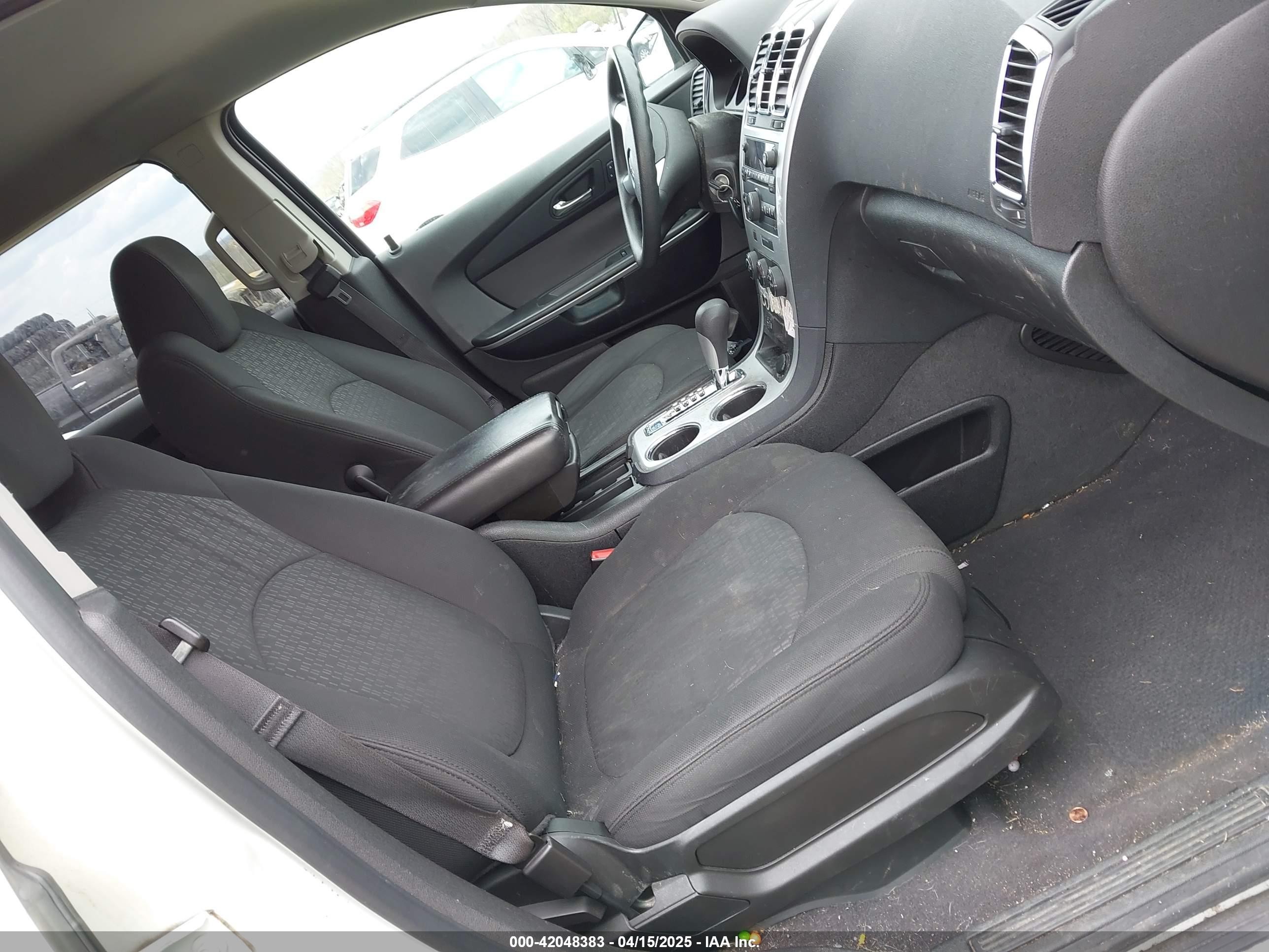 2012 Gmc Acadia Sl Белый vin: 1GKKRNED2CJ386706