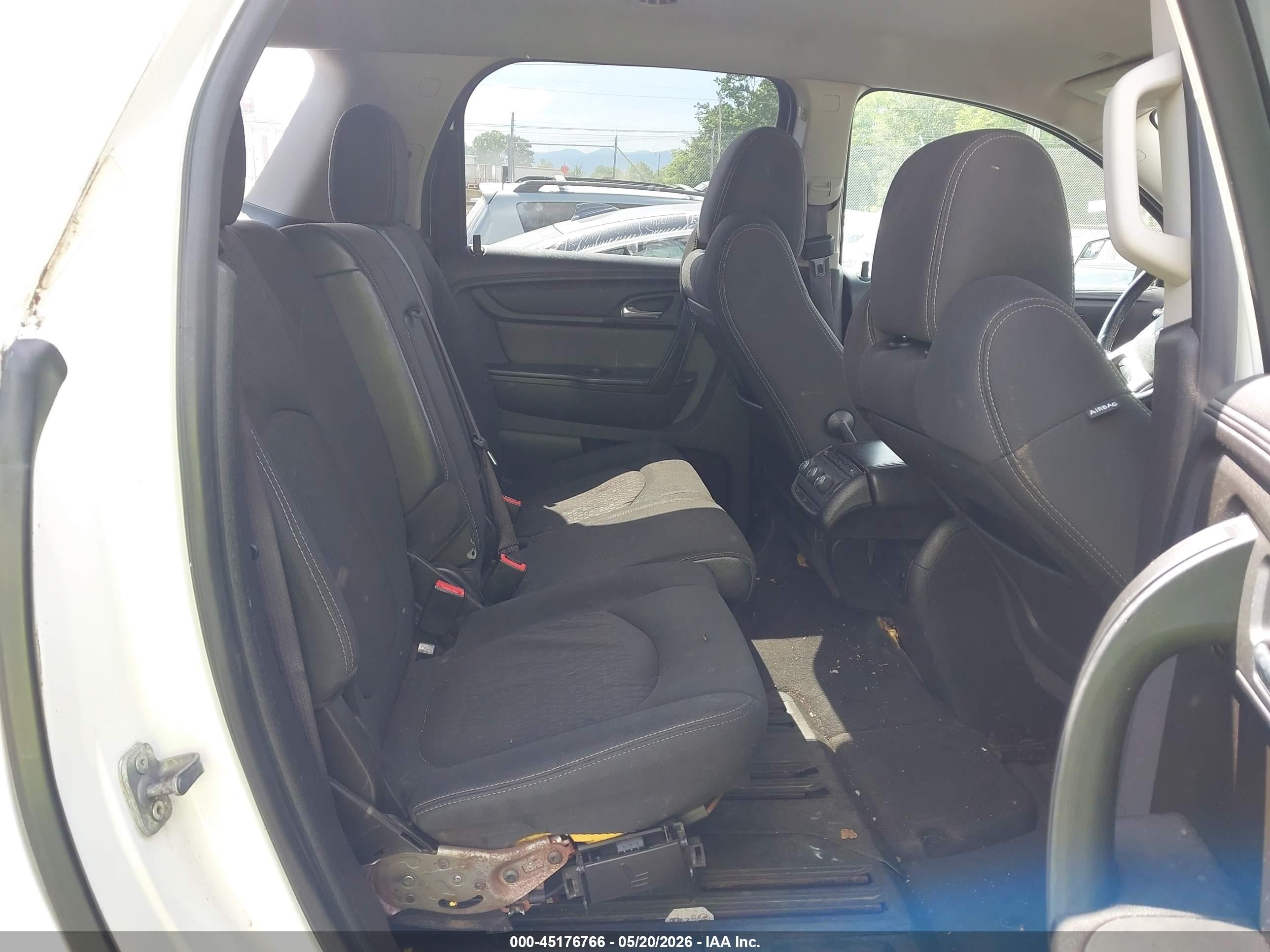2013 Gmc Acadia Sle-1 White vin: 1GKKRNED2DJ174129