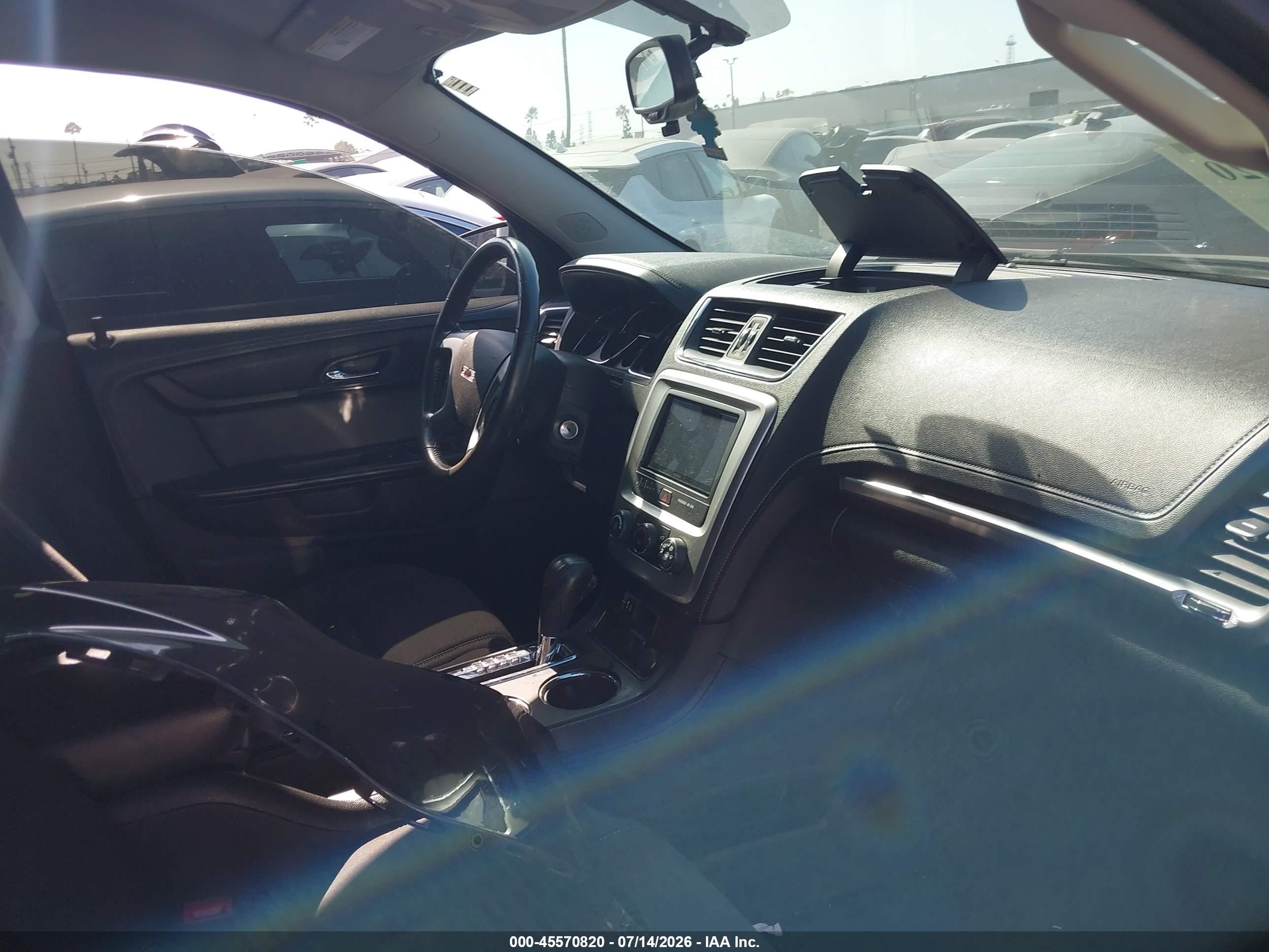 2015 Gmc Acadia Sle-1 Black vin: 1GKKRNED2FJ140842