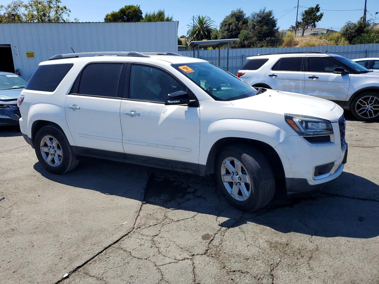 2015 Gmc Acadia Sle Белый vin: 1GKKRNED2FJ274377
