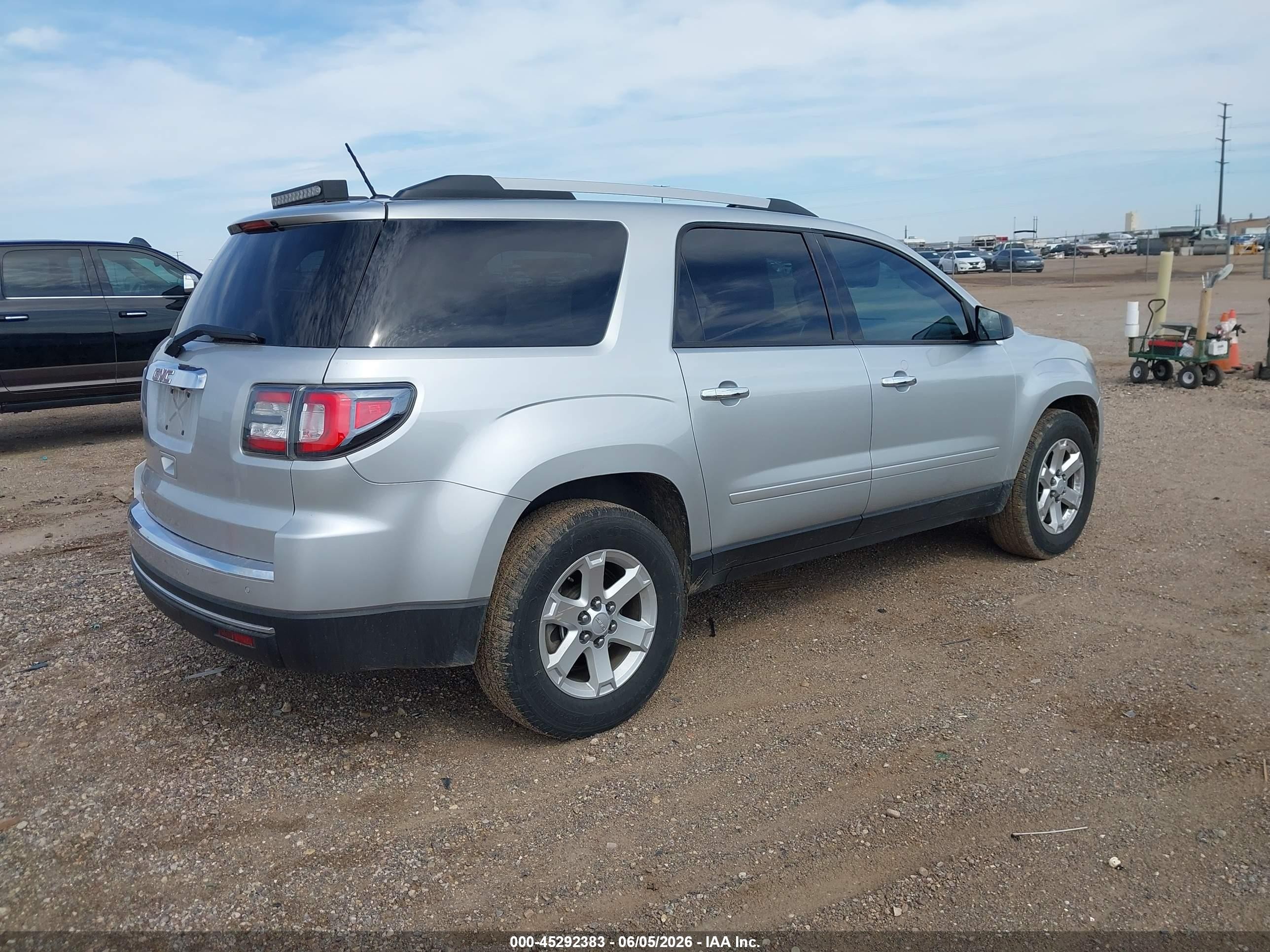 2015 Gmc Acadia Sle-1 Silver vin: 1GKKRNED2FJ274489