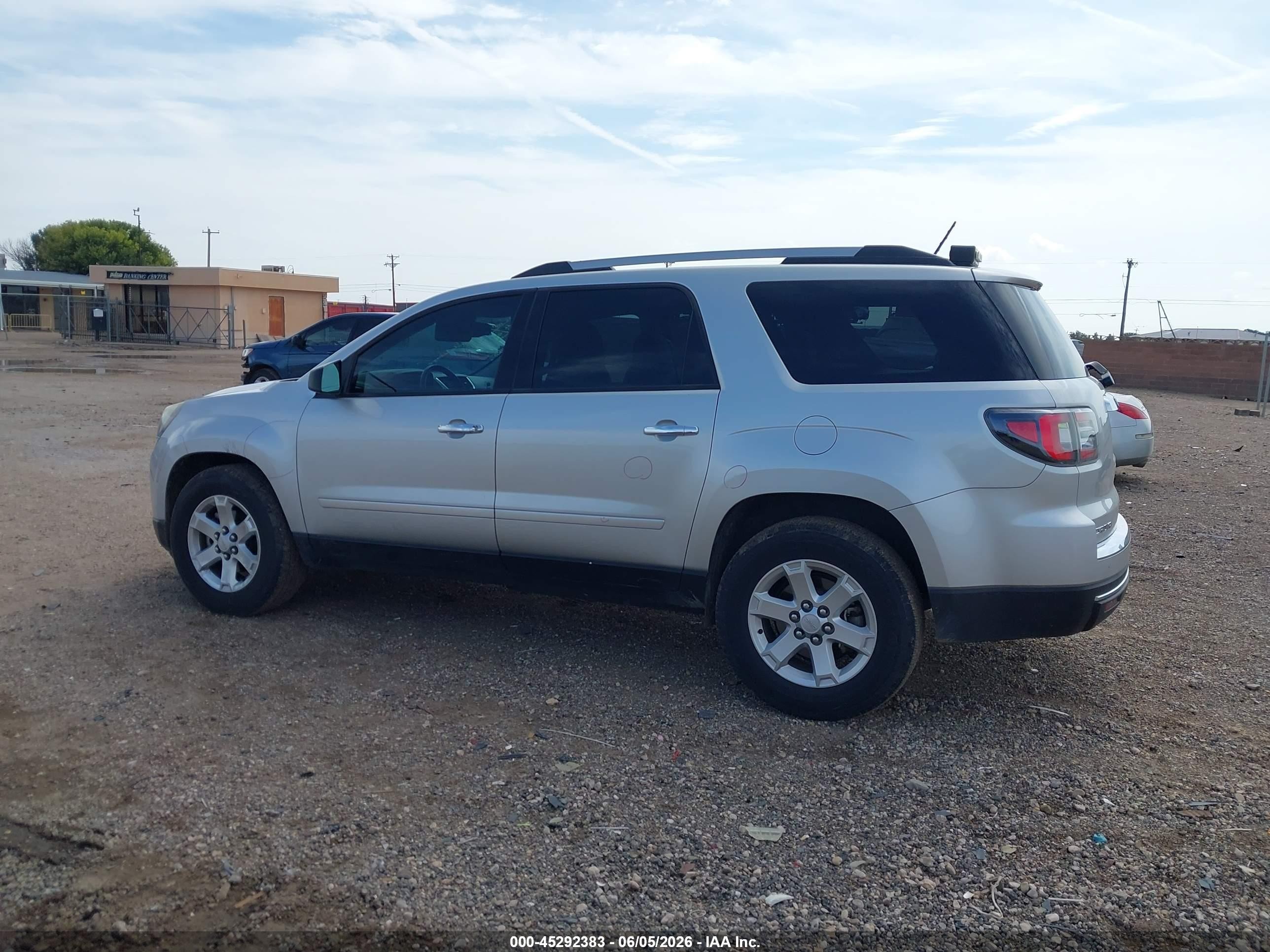 2015 Gmc Acadia Sle-1 Silver vin: 1GKKRNED2FJ274489