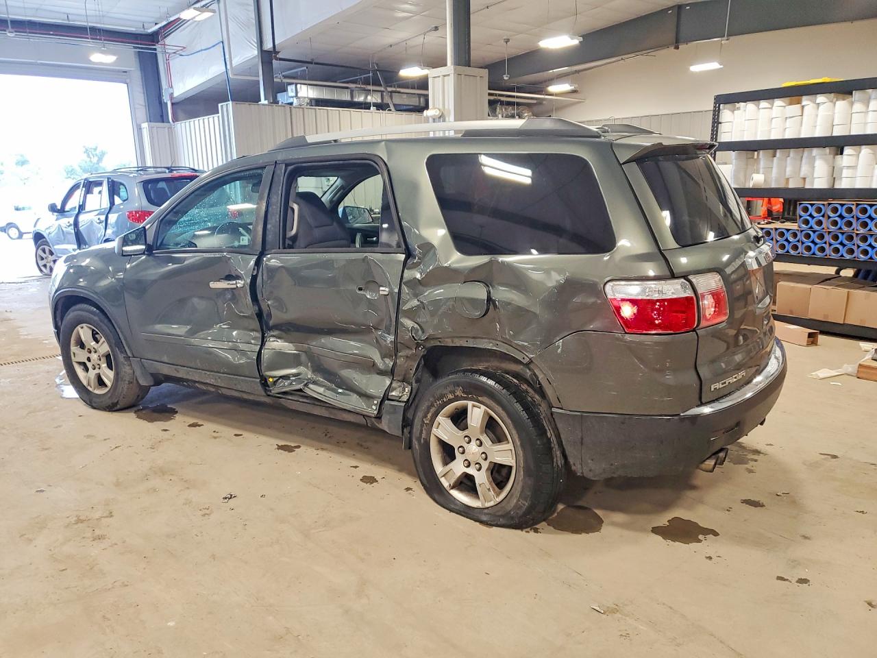 2011 Gmc Acadia Sle Gray vin: 1GKKRNED3BJ170376