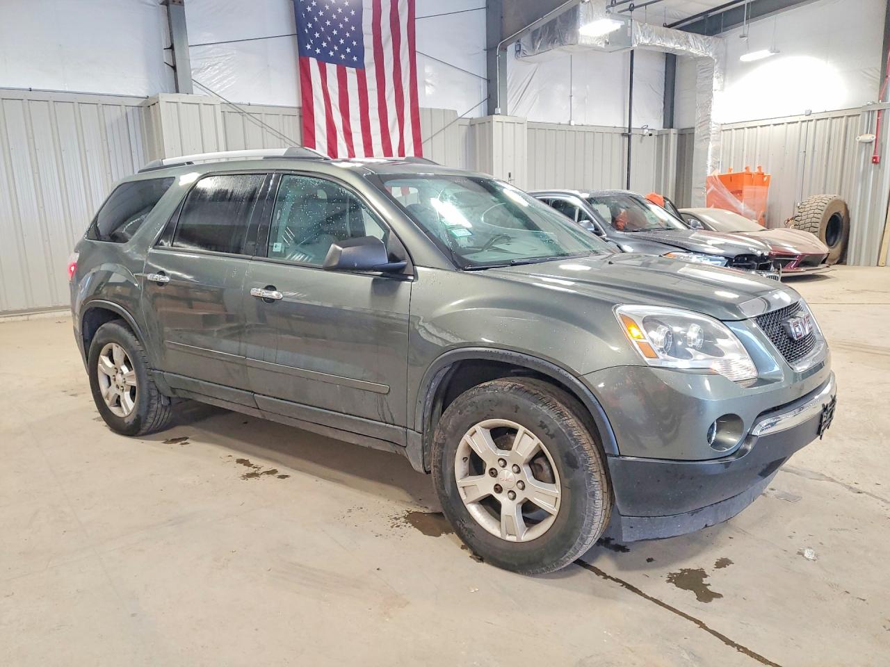 2011 Gmc Acadia Sle Gray vin: 1GKKRNED3BJ170376