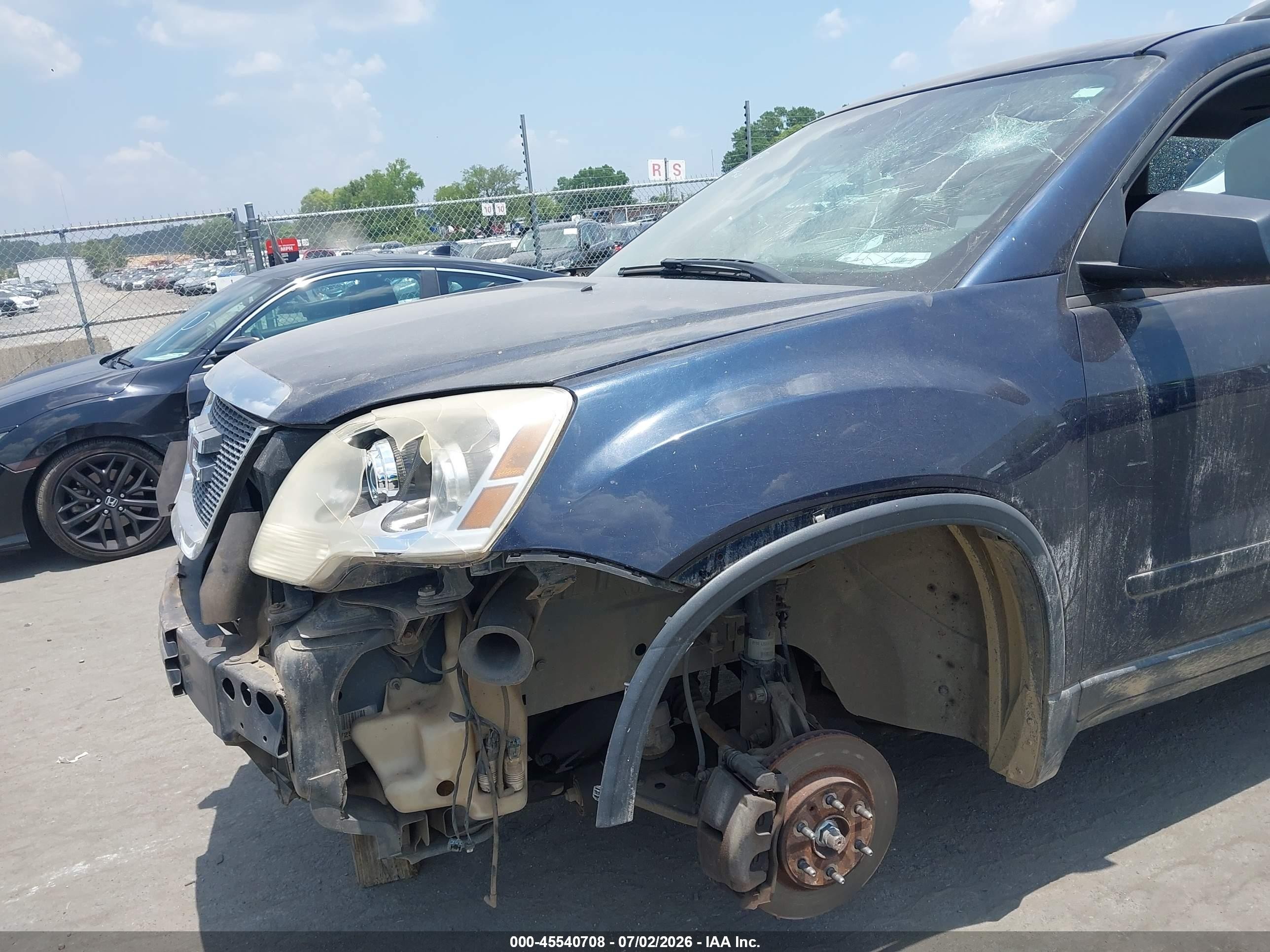 2012 Gmc Acadia Sl Dark Blue vin: 1GKKRNED3CJ173120