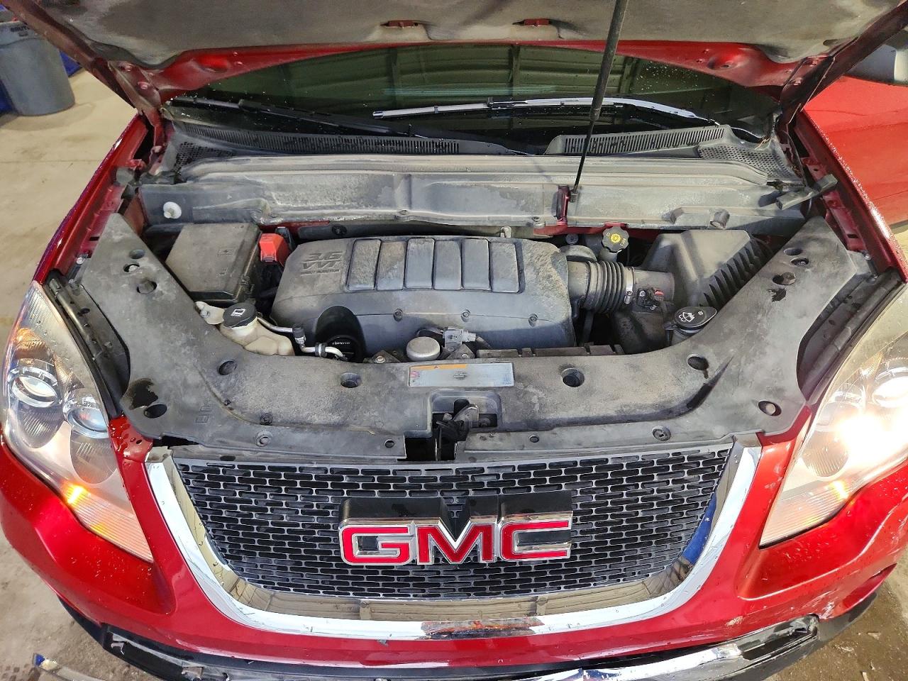 2012 Gmc Acadia Sle Red vin: 1GKKRNED3CJ337501
