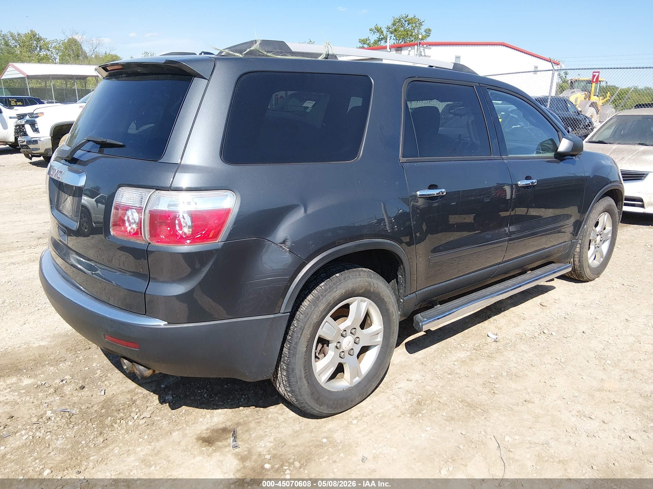 2012 Gmc Acadia Sl Серый vin: 1GKKRNED3CJ390019