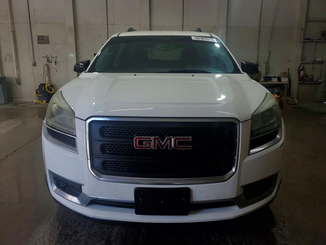 2013 Gmc Acadia Sle White vin: 1GKKRNED3DJ169652