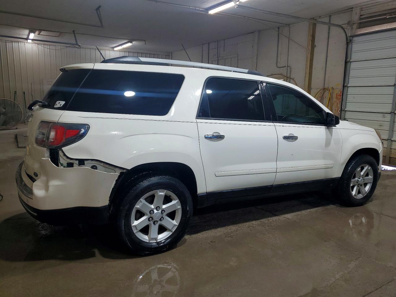 2013 Gmc Acadia Sle White vin: 1GKKRNED3DJ169652