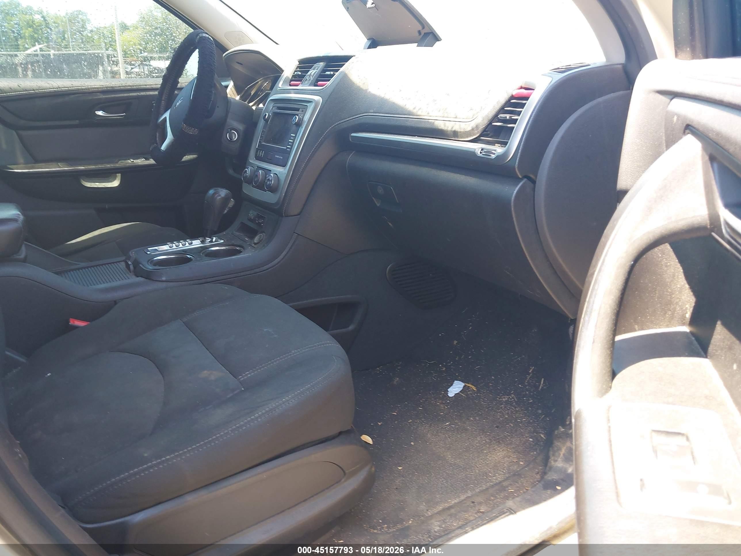 2014 Gmc Acadia Sle-1 Gold vin: 1GKKRNED3EJ374468