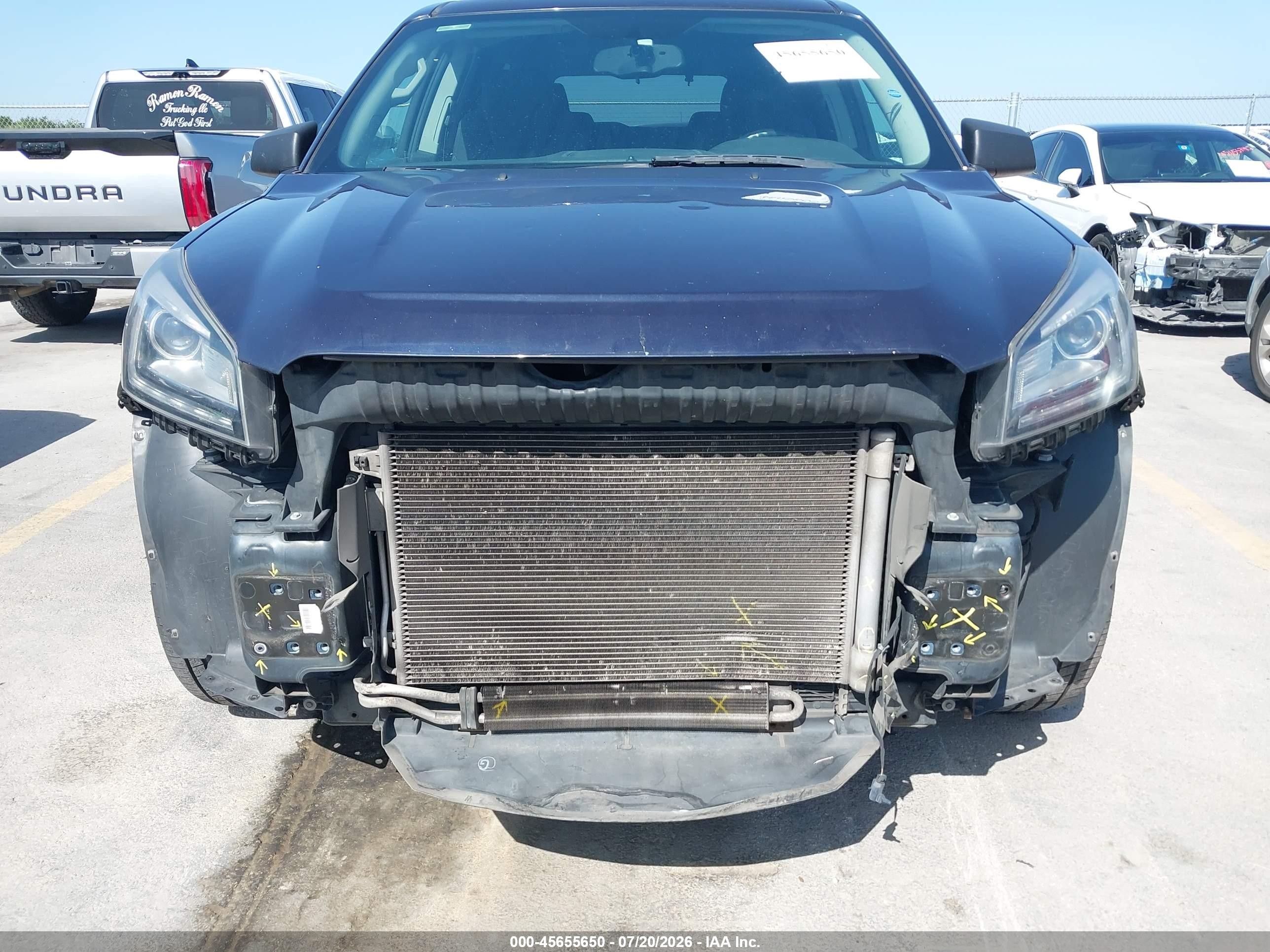 2015 Gmc Acadia Sle-1 Dark Blue vin: 1GKKRNED3FJ101791
