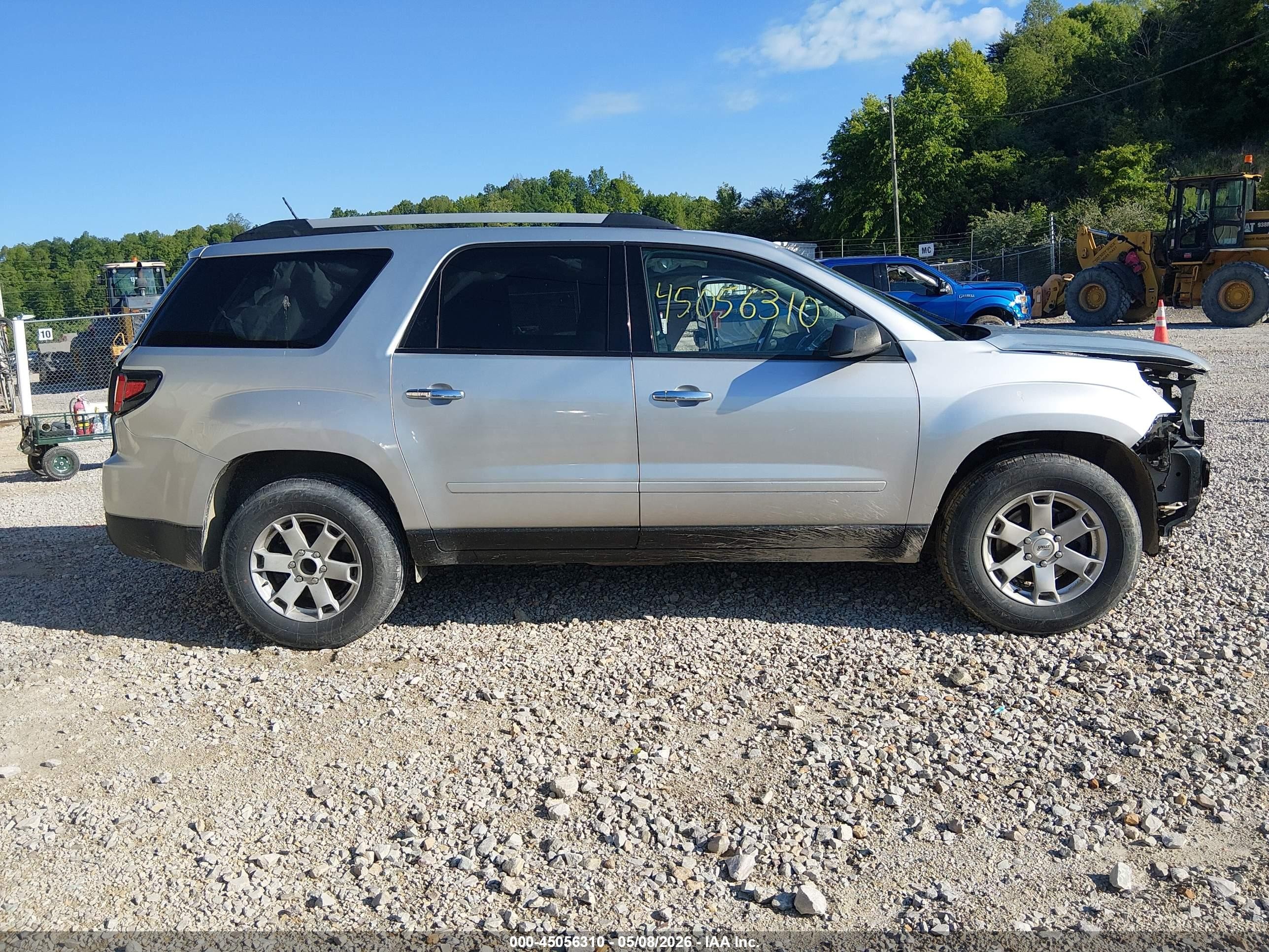 2015 Gmc Acadia Sle-1 Silver vin: 1GKKRNED3FJ155995