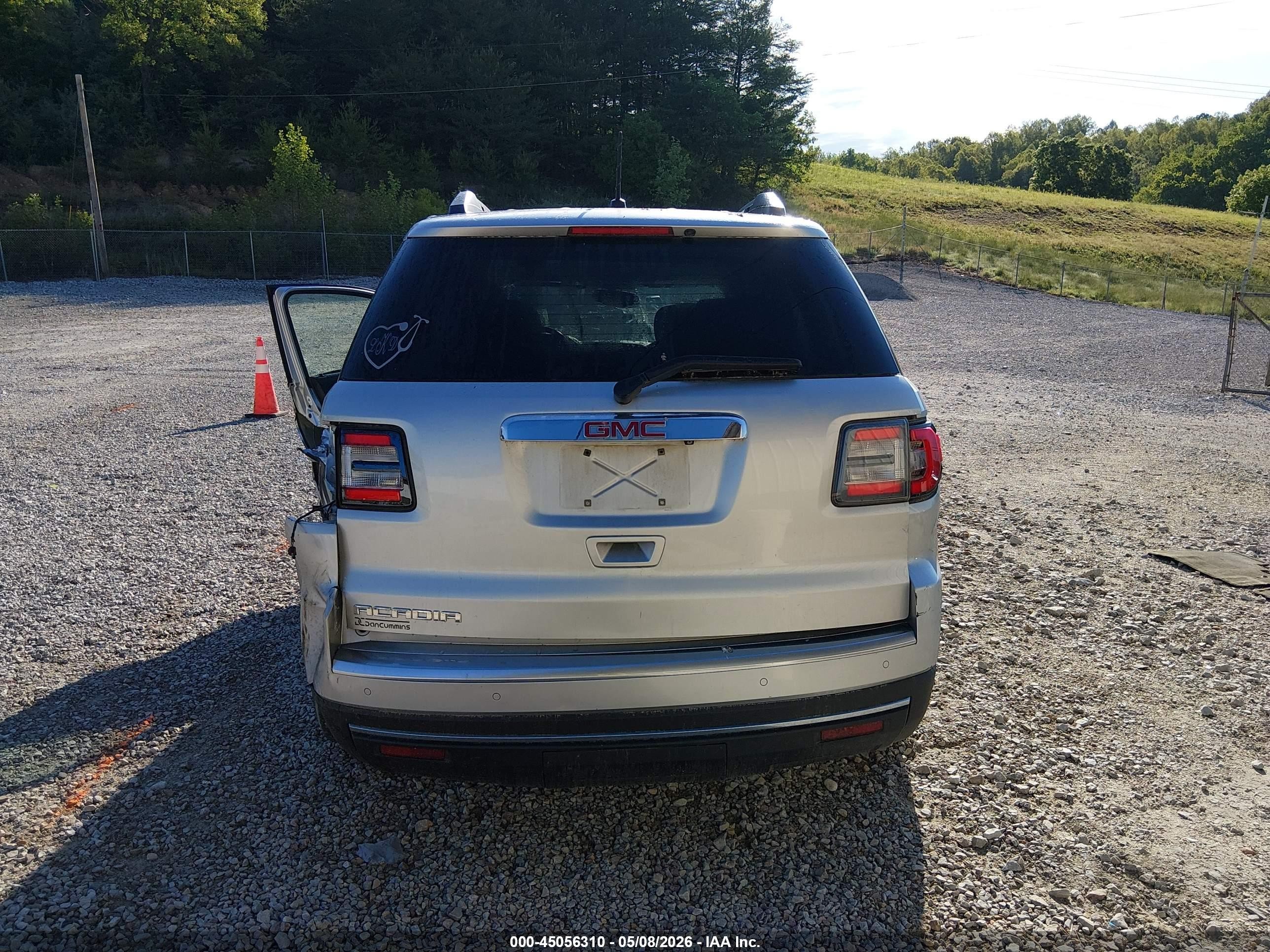 2015 Gmc Acadia Sle-1 Silver vin: 1GKKRNED3FJ155995
