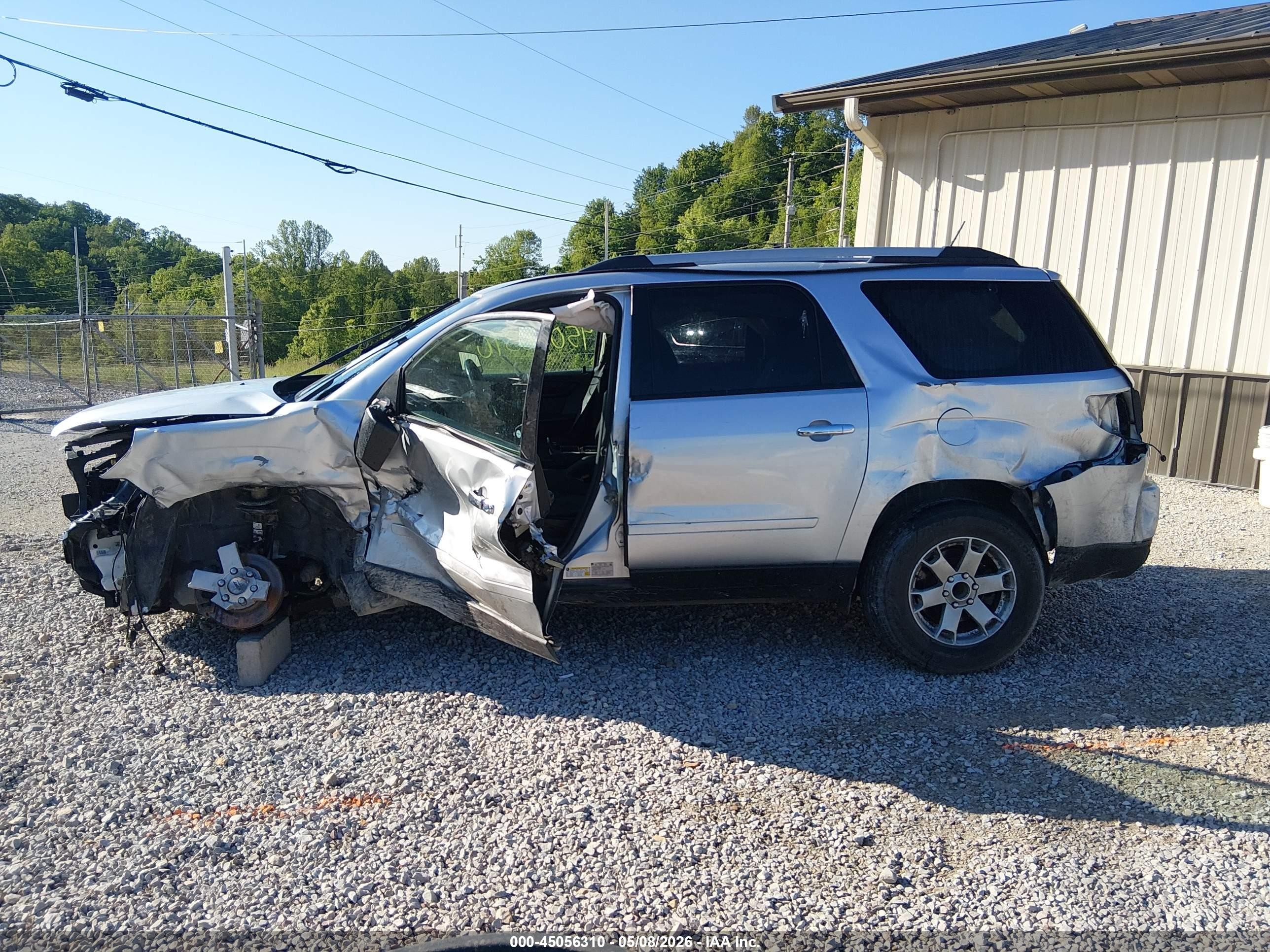 2015 Gmc Acadia Sle-1 Silver vin: 1GKKRNED3FJ155995