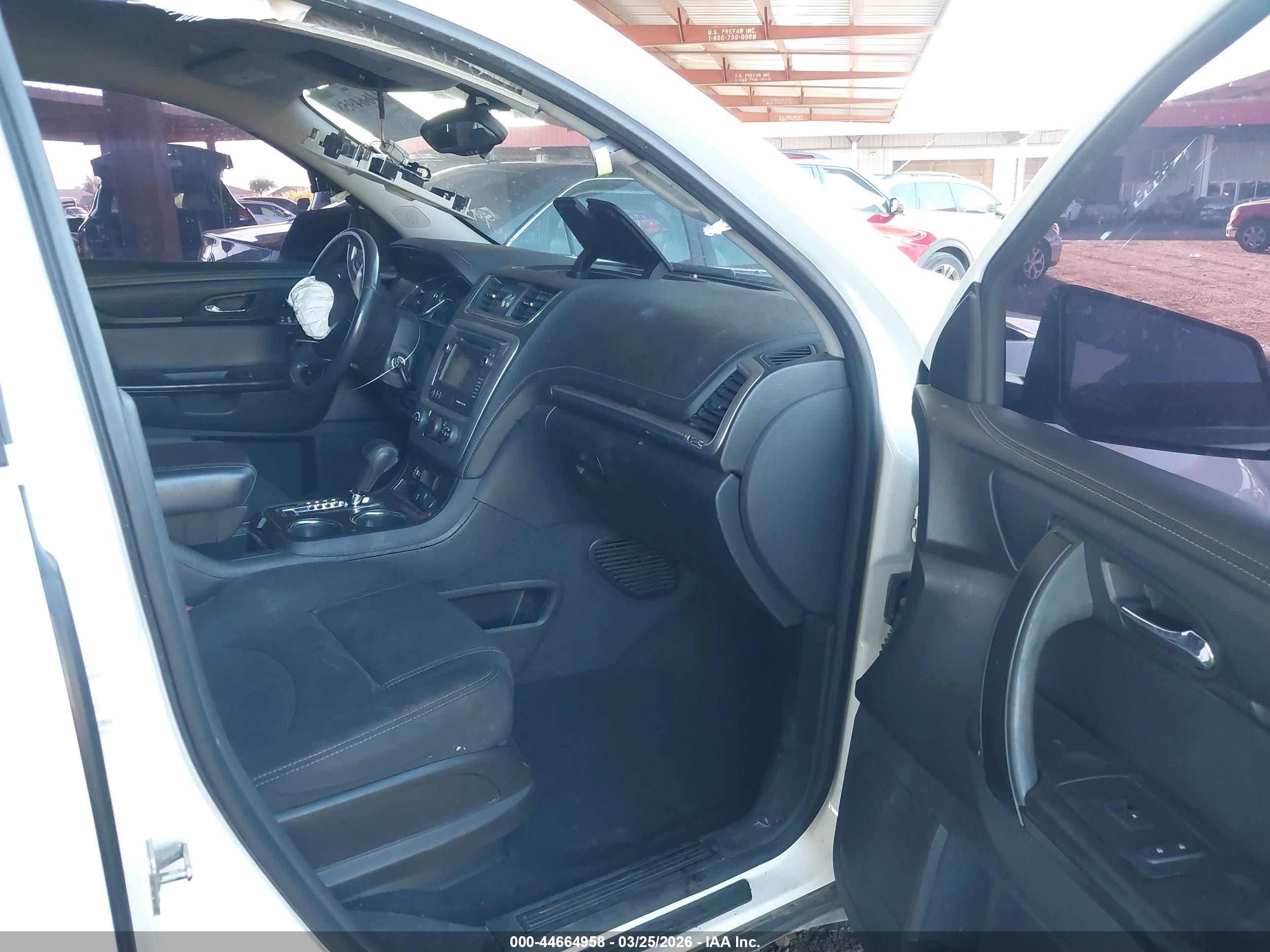 2015 Gmc Acadia Sle-1 White vin: 1GKKRNED3FJ216794