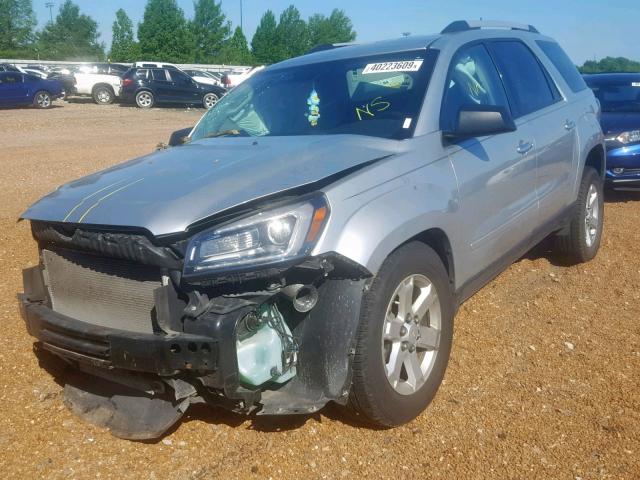 2015 Gmc Acadia Sle Silver vin: 1GKKRNED3FJ289535