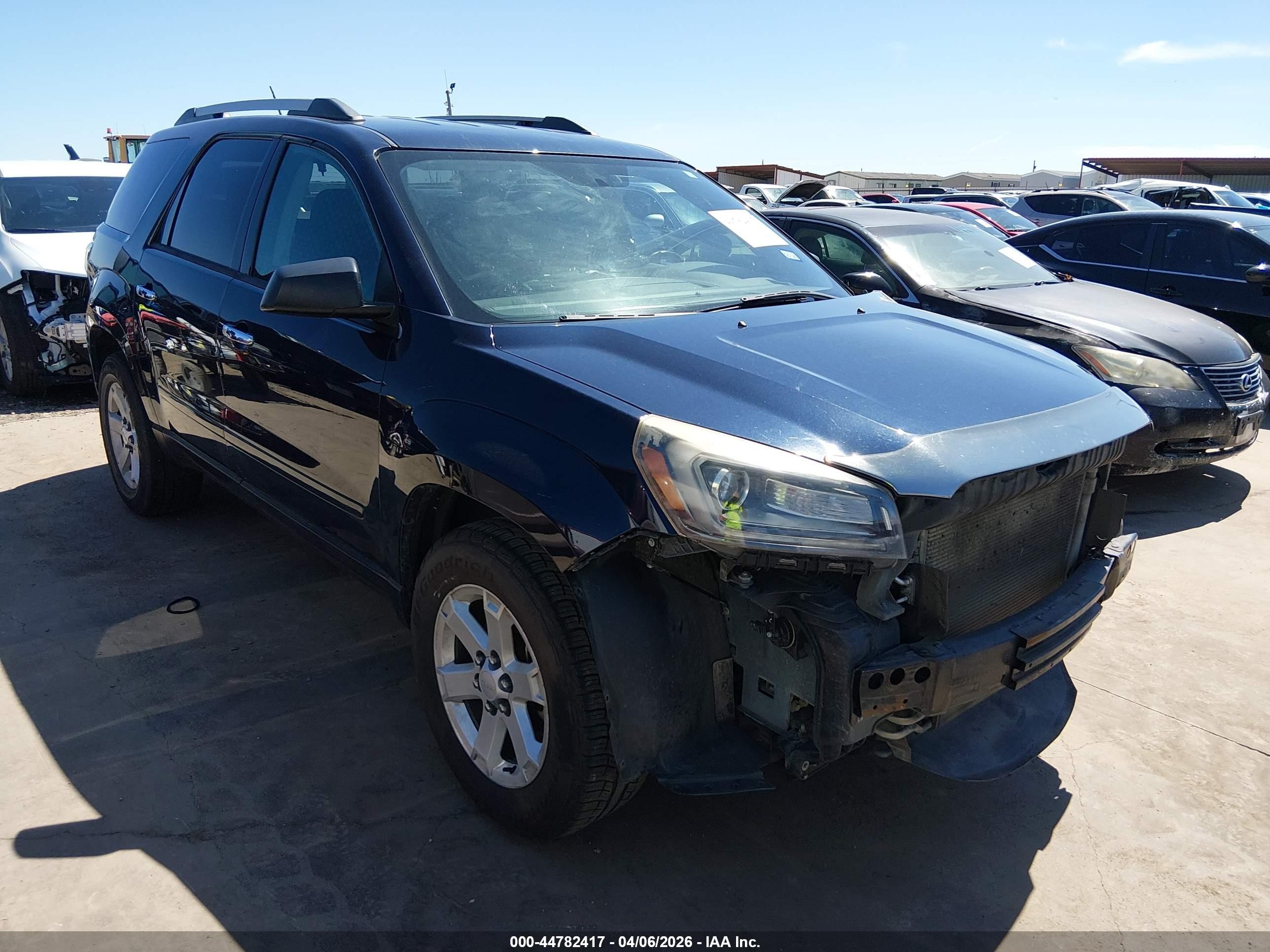 2015 Gmc Acadia Sle-1 Синий vin: 1GKKRNED3FJ296419