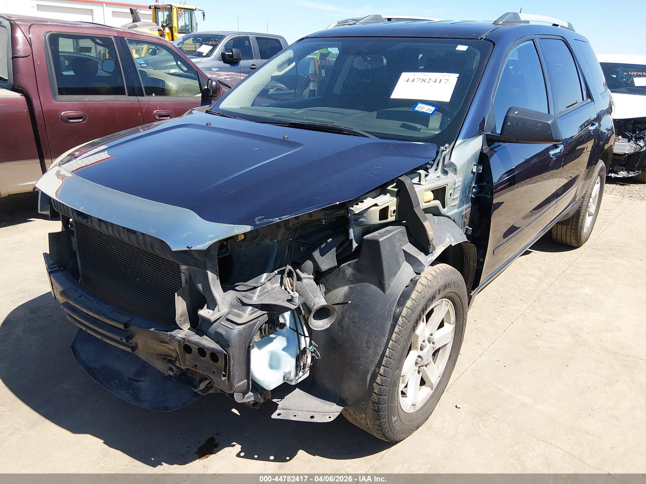 2015 Gmc Acadia Sle-1 Blue vin: 1GKKRNED3FJ296419