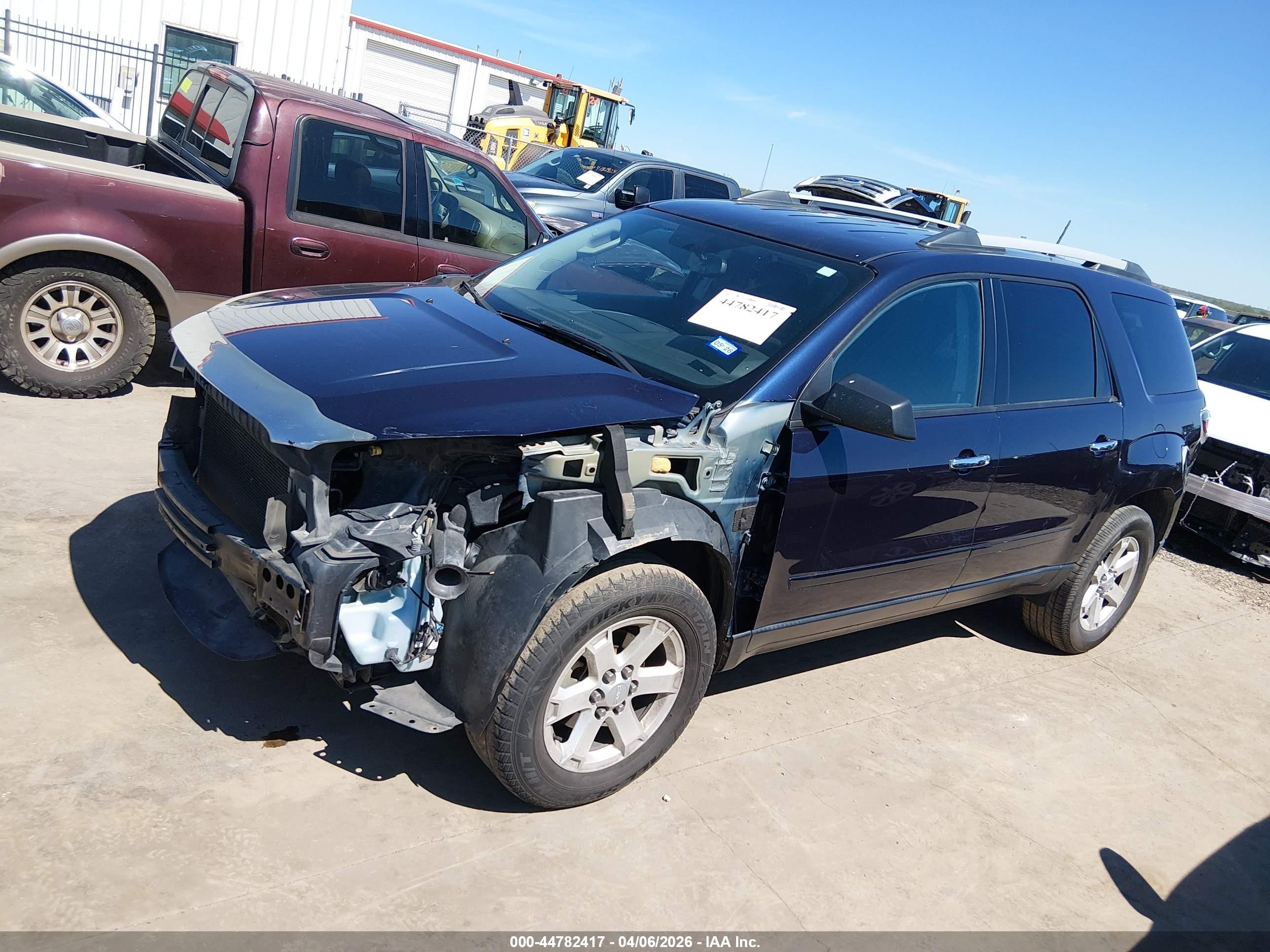 2015 Gmc Acadia Sle-1 Blue vin: 1GKKRNED3FJ296419