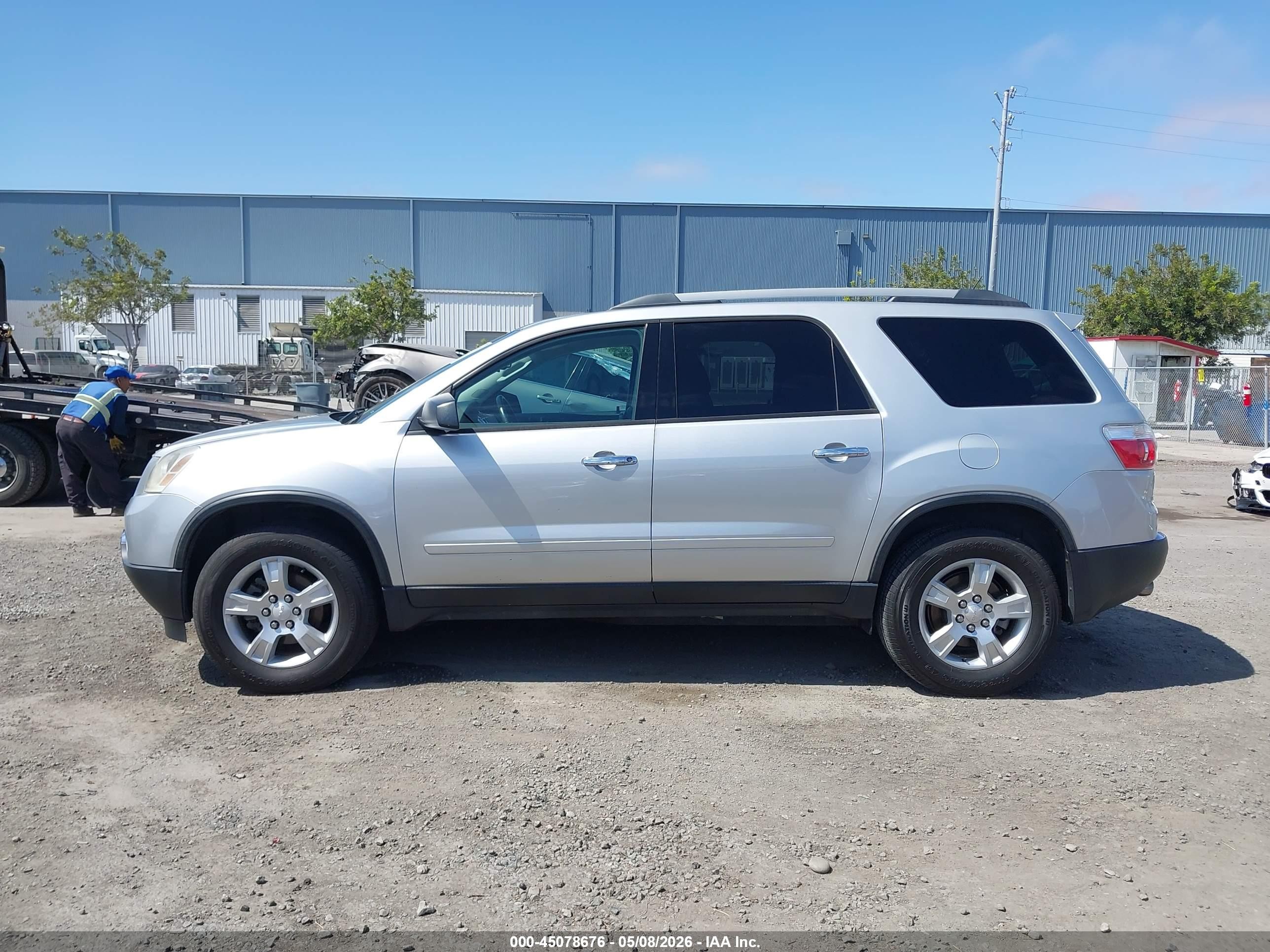 2012 Gmc Acadia Sl Silver vin: 1GKKRNED4CJ226763
