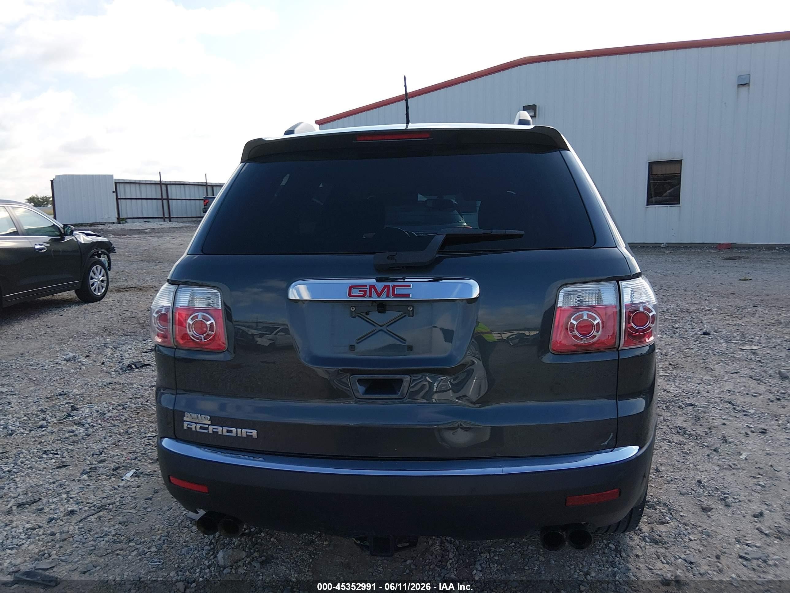 2012 Gmc Acadia Sl Gray vin: 1GKKRNED4CJ361869