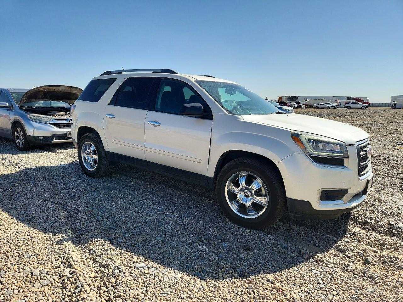 2013 Gmc Acadia Sle Белый vin: 1GKKRNED4DJ190011