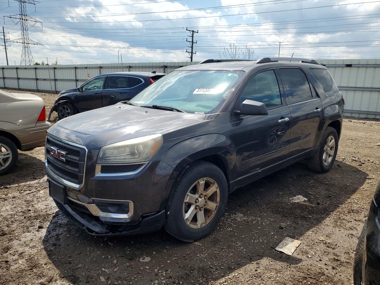 2014 Gmc Acadia Sle Синий vin: 1GKKRNED4EJ130263