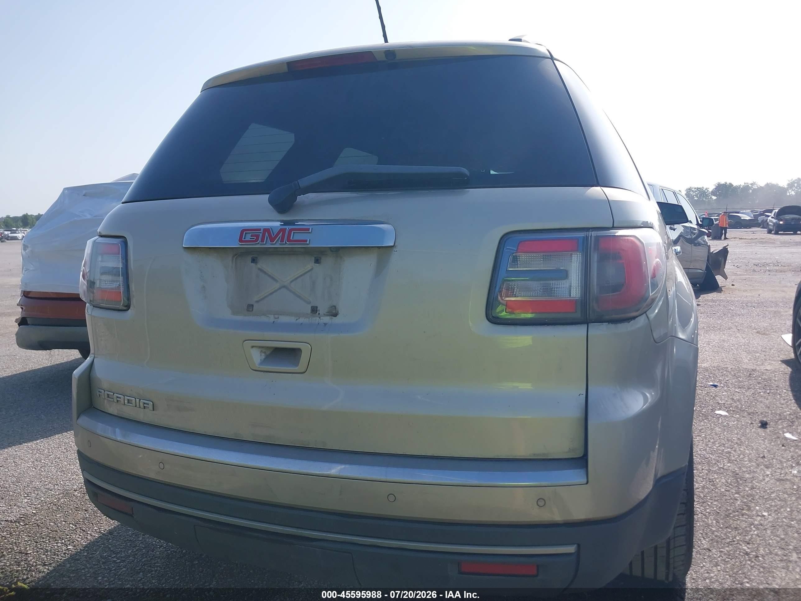 2014 Gmc Acadia Sle-1 Tan vin: 1GKKRNED4EJ215958