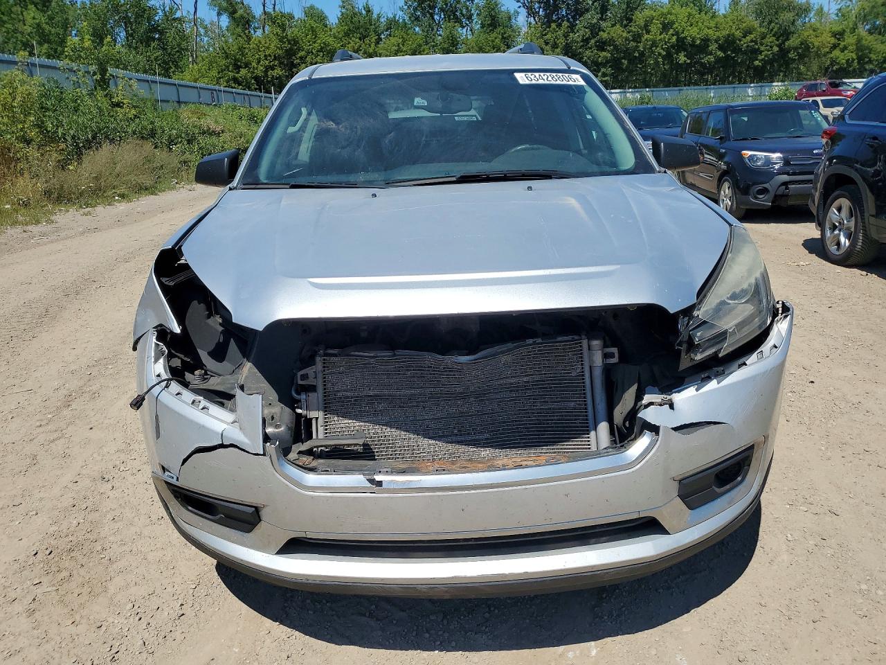 2015 Gmc Acadia Sle Silver vin: 1GKKRNED4FJ277703