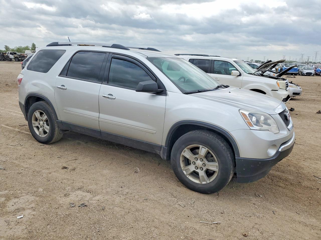 2012 Gmc Acadia Sle Silver vin: 1GKKRNED5CJ277656