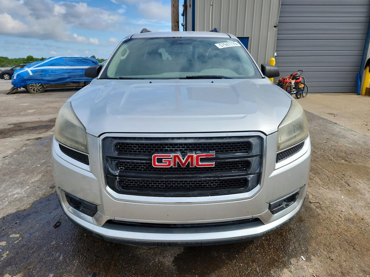 2013 Gmc Acadia Sle Silver vin: 1GKKRNED5DJ257375