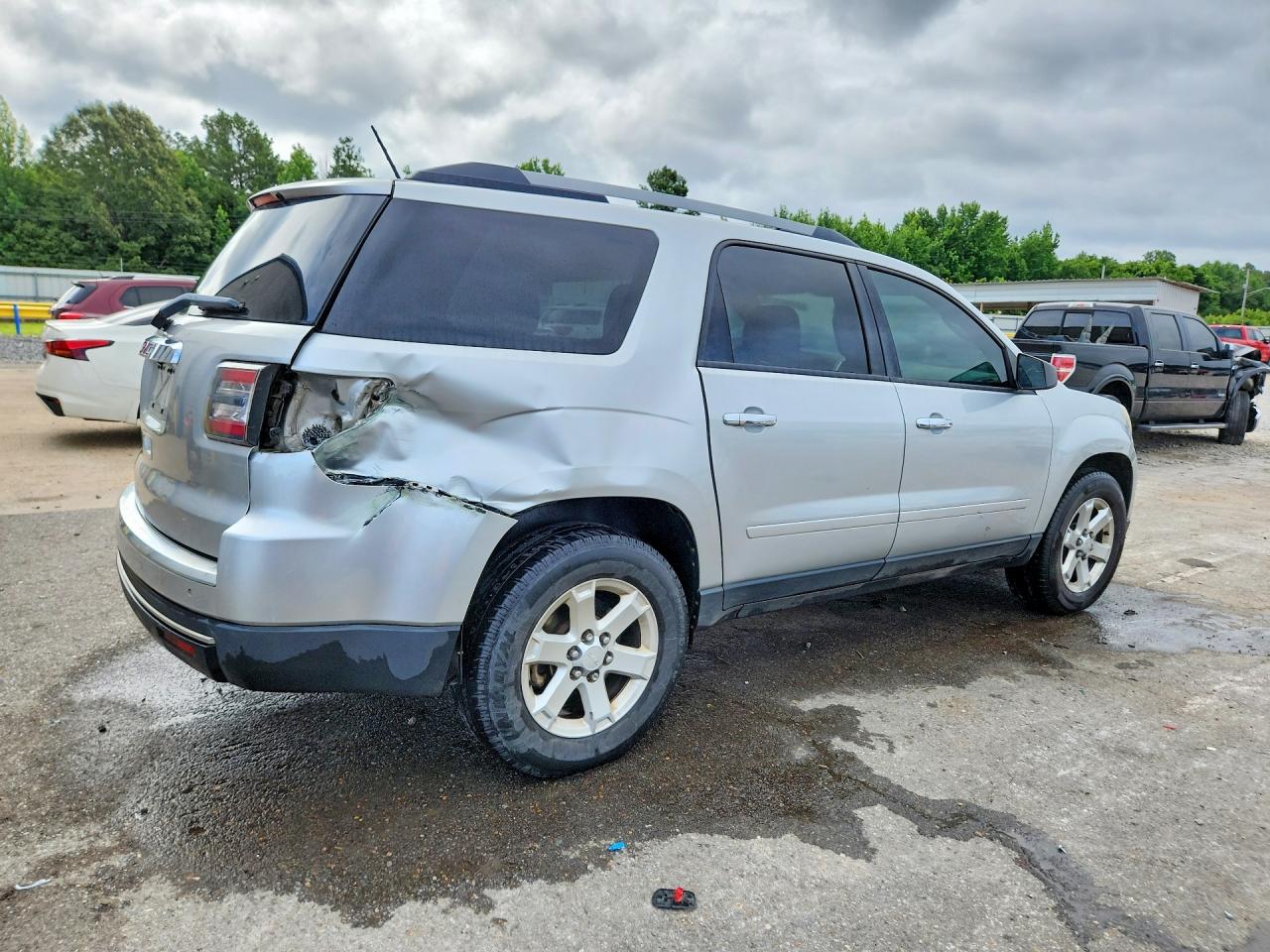 2013 Gmc Acadia Sle Silver vin: 1GKKRNED5DJ257375