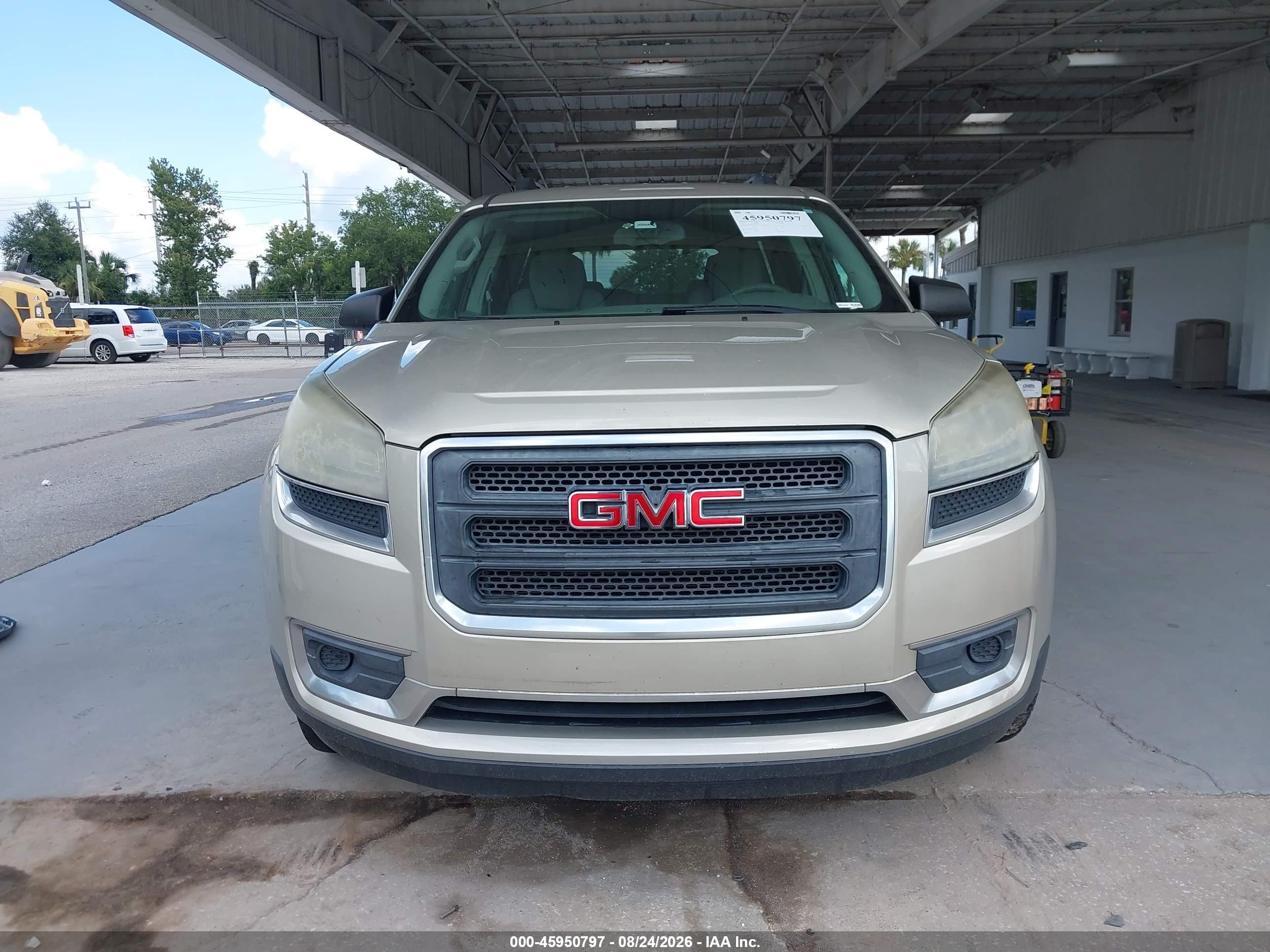 2015 Gmc Acadia Sle-1 Gold vin: 1GKKRNED5FJ136316
