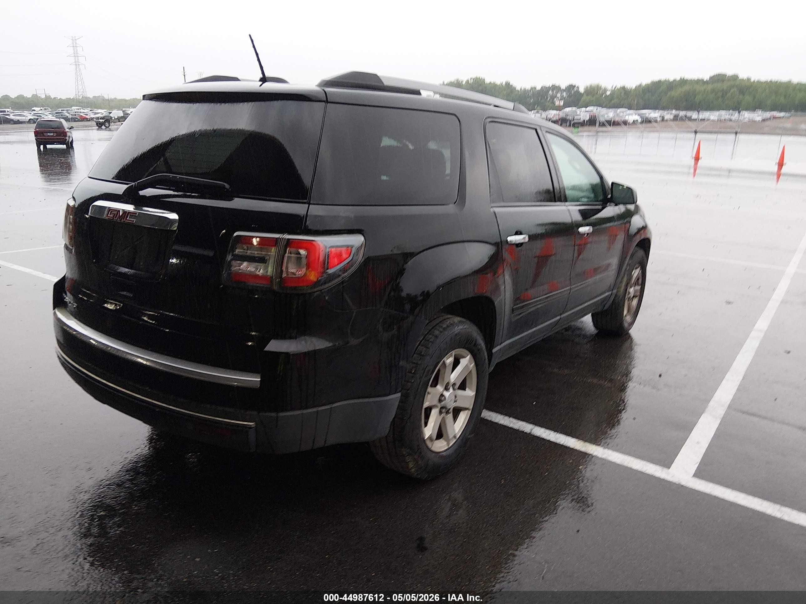2016 Gmc Acadia Sle-1 Черный vin: 1GKKRNED5GJ260832