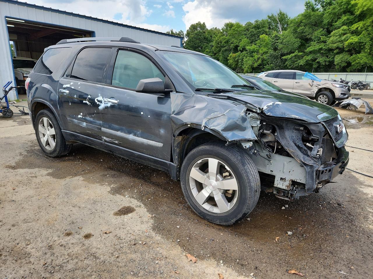 2011 Gmc Acadia Sle Gray vin: 1GKKRNED6BJ109510