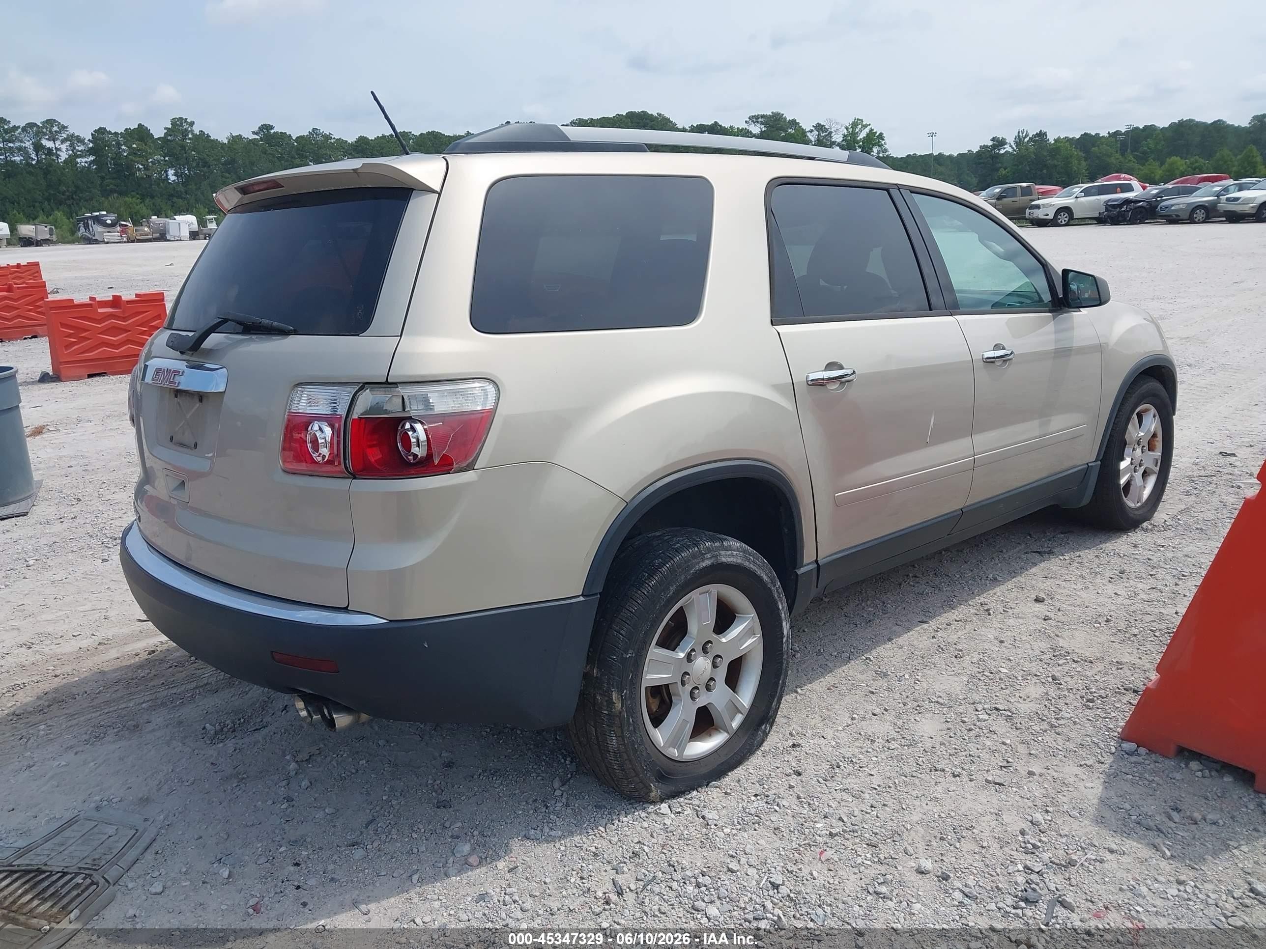 2011 Gmc Acadia Sl Champagne vin: 1GKKRNED6BJ268933