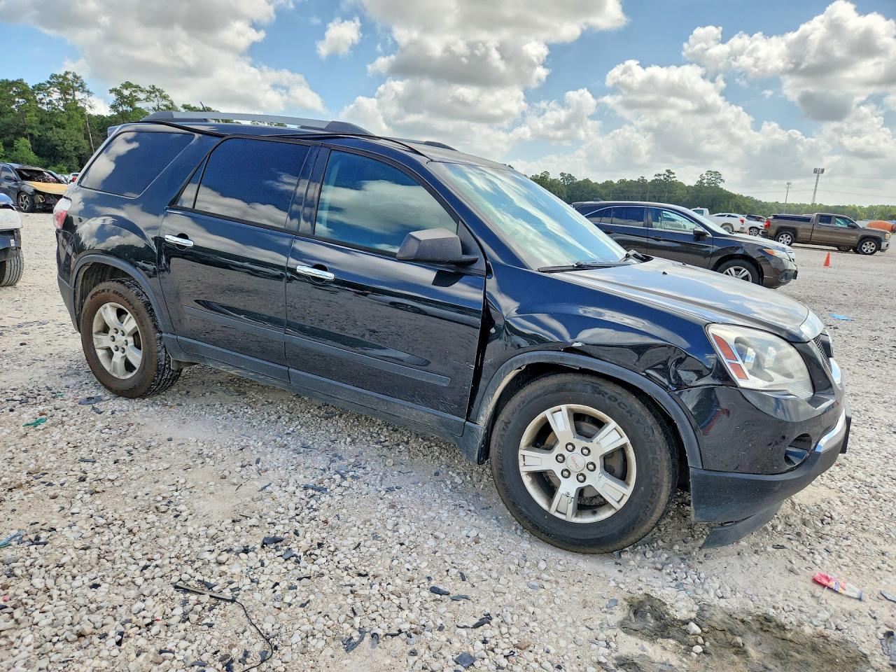 2011 Gmc Acadia Sle Black vin: 1GKKRNED6BJ363153
