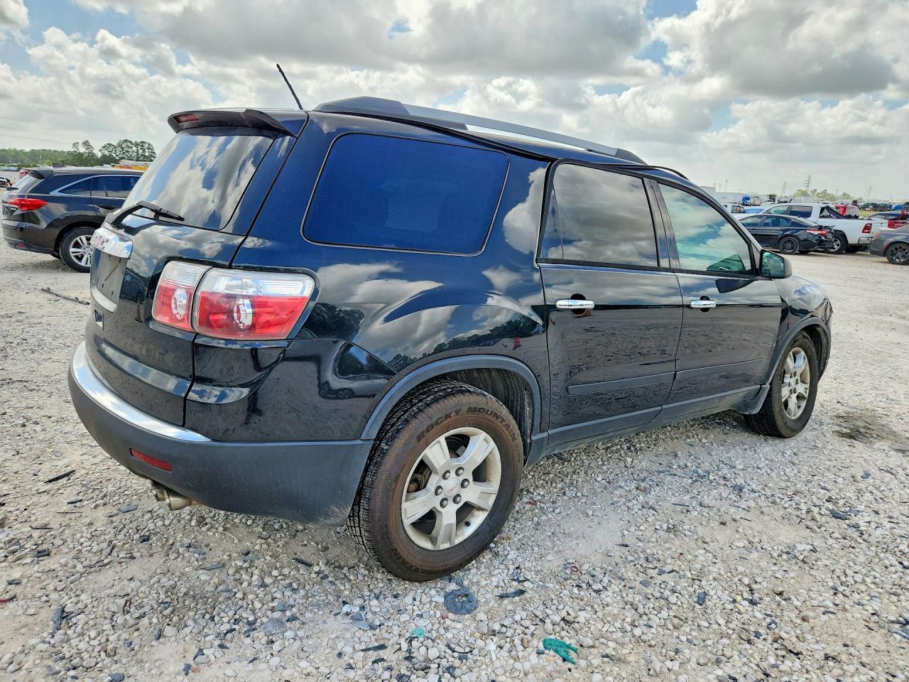 2011 Gmc Acadia Sle Black vin: 1GKKRNED6BJ363153