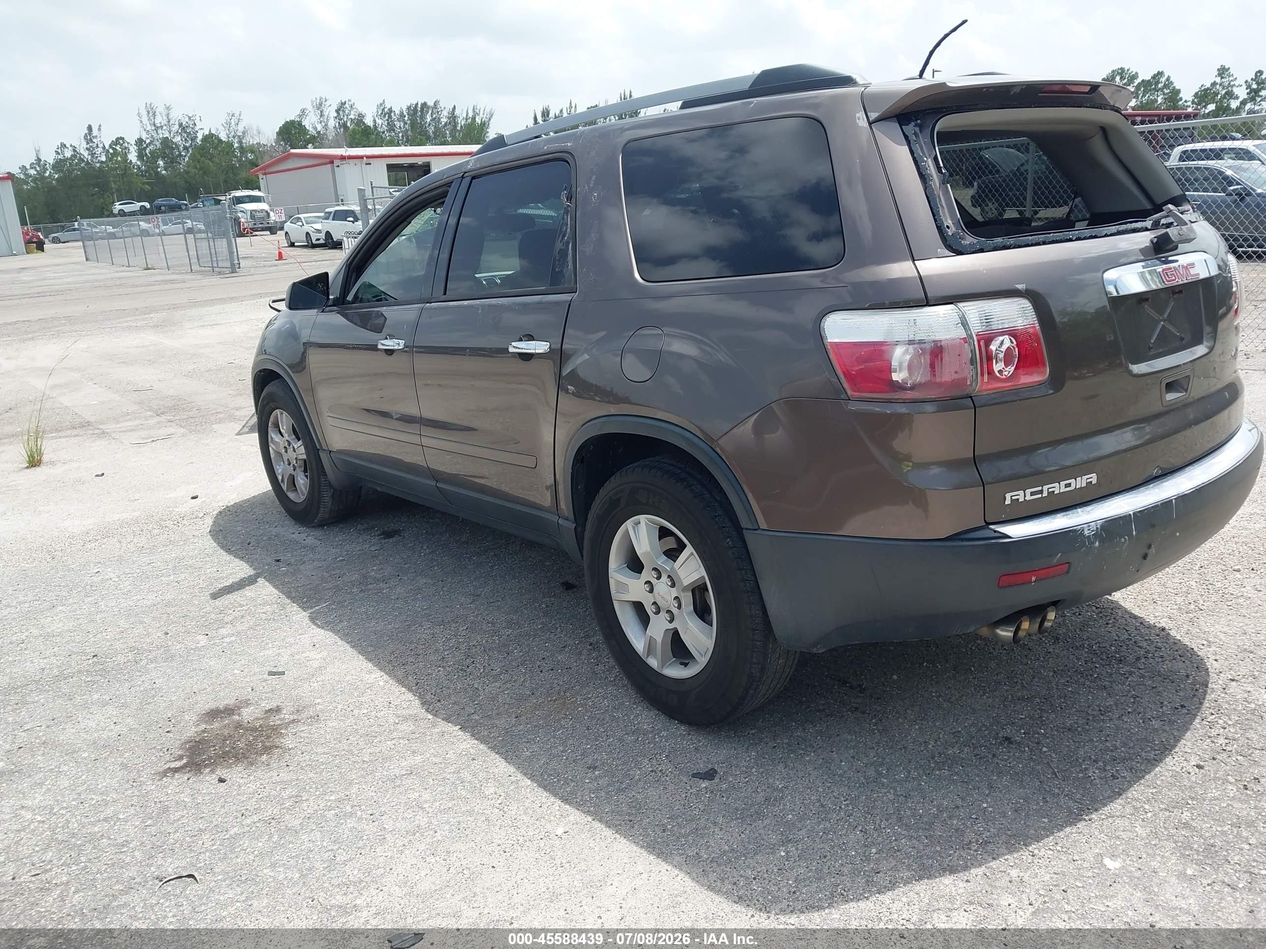 2012 Gmc Acadia Sl Brown vin: 1GKKRNED6CJ174178